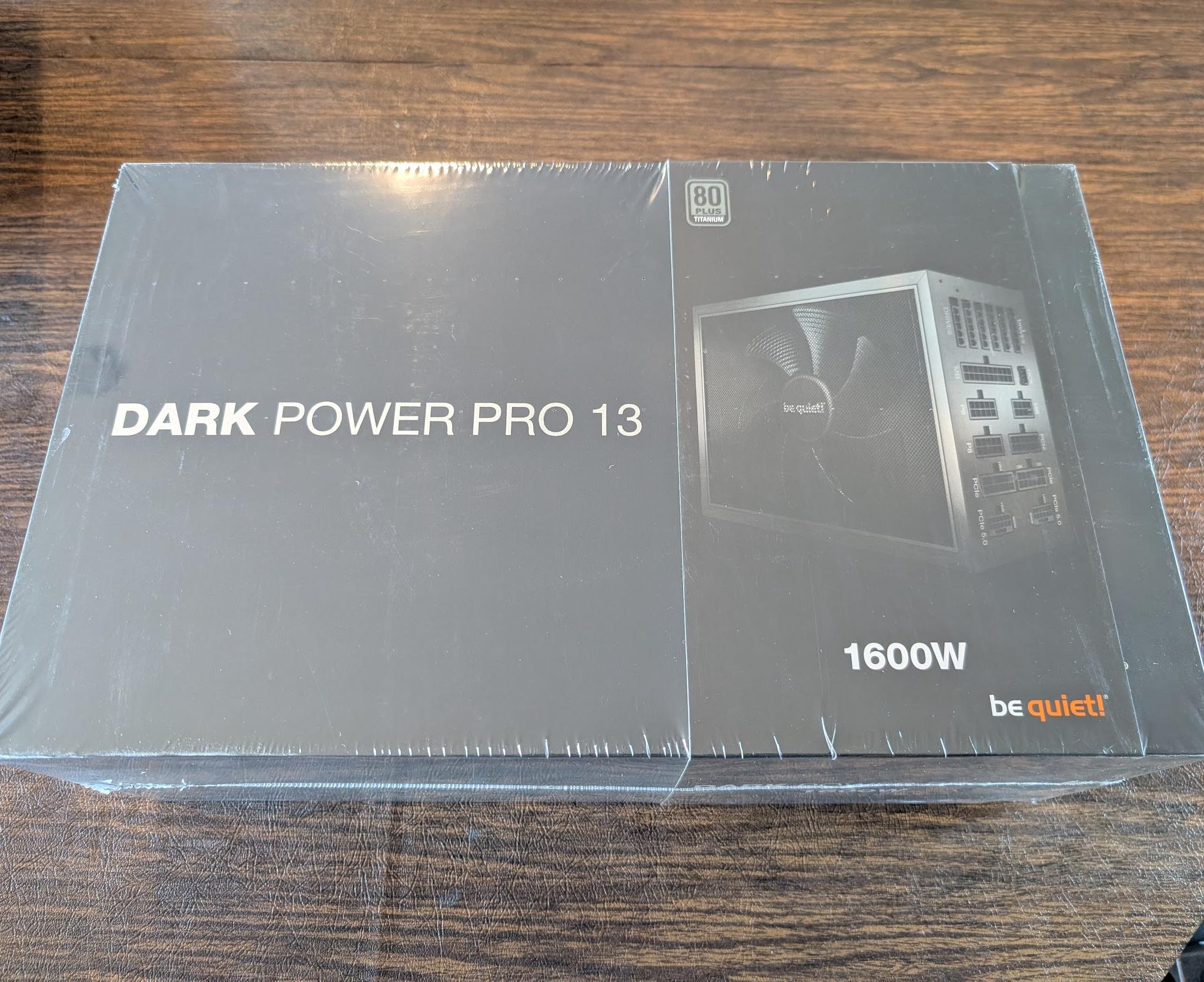 be quiet! Dark Power PRO 13 1600W ATX 3.0 Power Supply - NEW/SEALED IN BOX