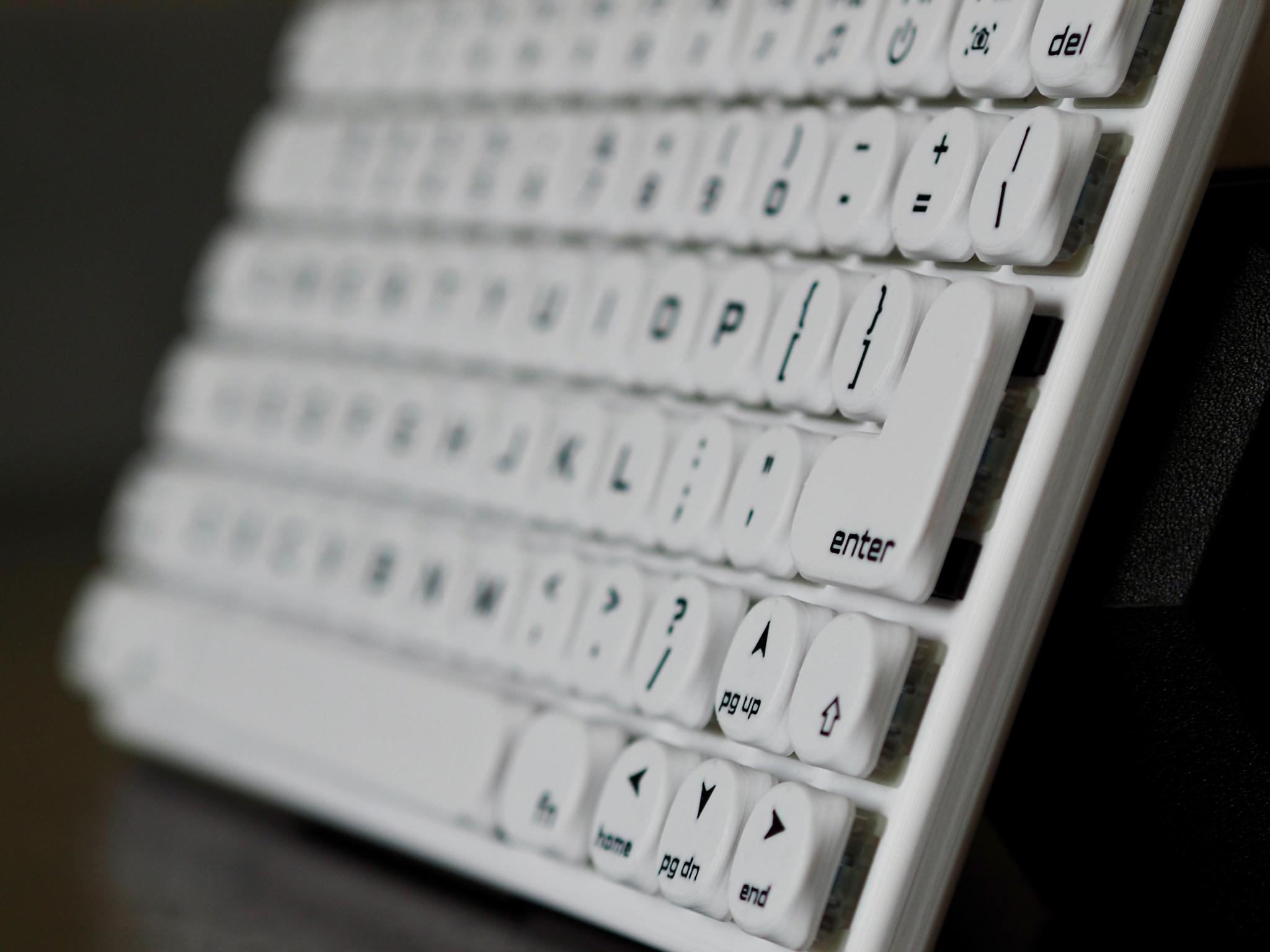 Low Profile 74-key Mechanical Keyboard • Hot Swappable, Hand Assembled, Gaming, Travel, USB-C