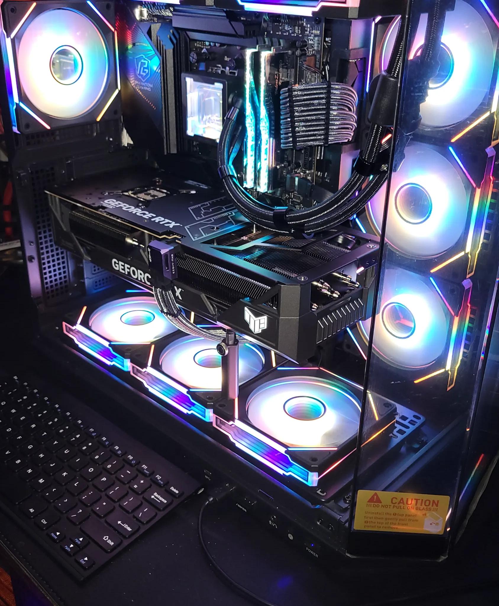 🚀Unleash Gaming Fury: Ryzen 7 7800X3D, TUF 4080 Super OC, 4TB M.2 SSD, 32GB DDR5!" 🚀