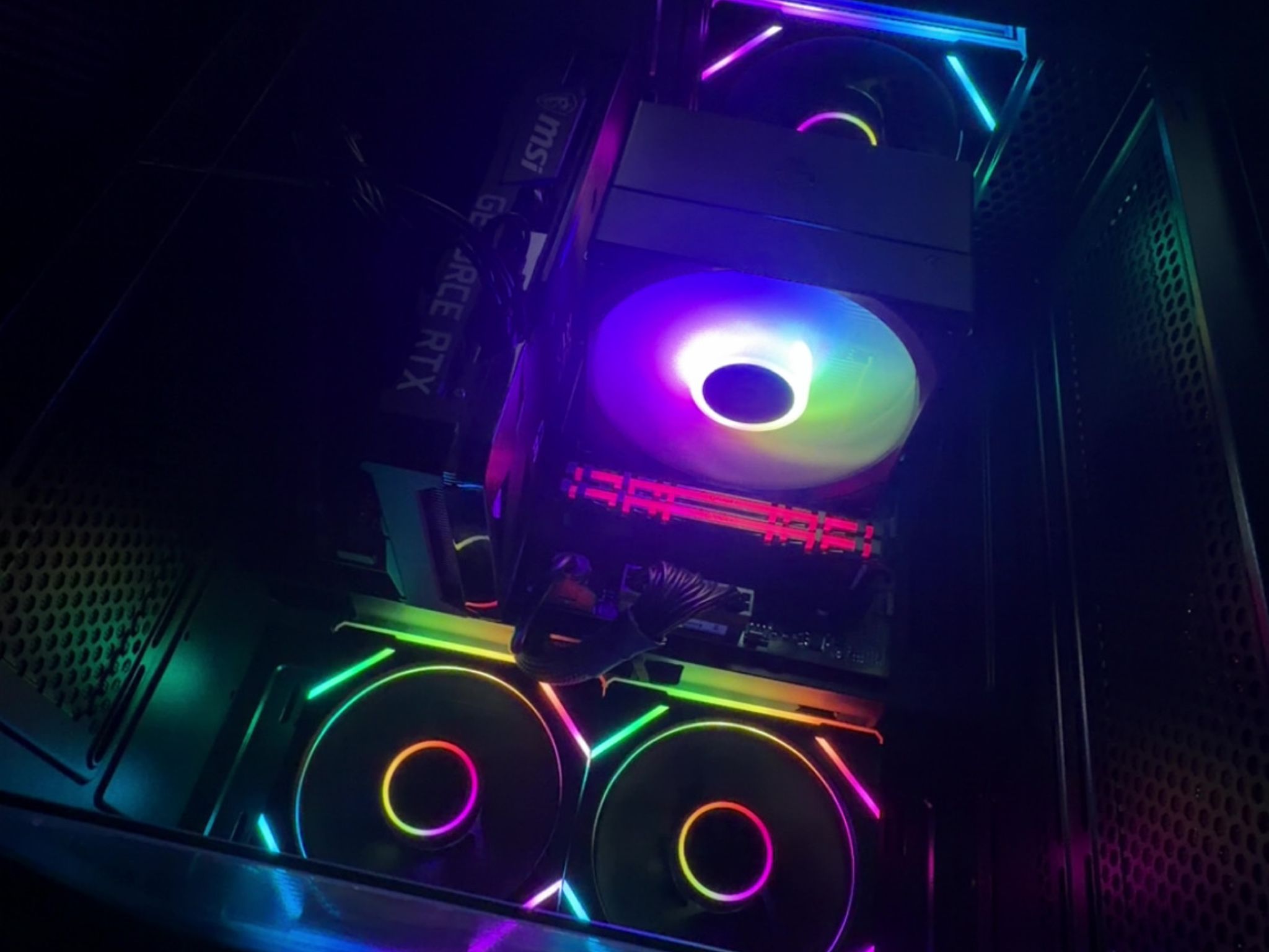 GeForce RTX 3050 8GB Custom Gaming PC - Core i3-14100F, 16GB RAM, 512GB NVMe SSD