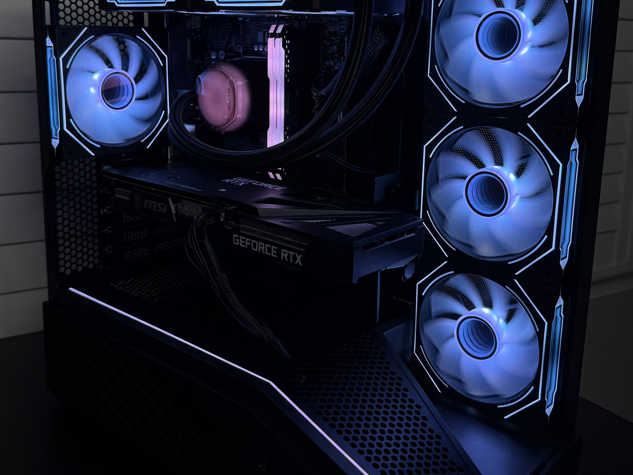 🏔️“GLACIER” | RTX 3060 12GB + i5-10400F | Liquid-Cooled 1440p Gaming PC