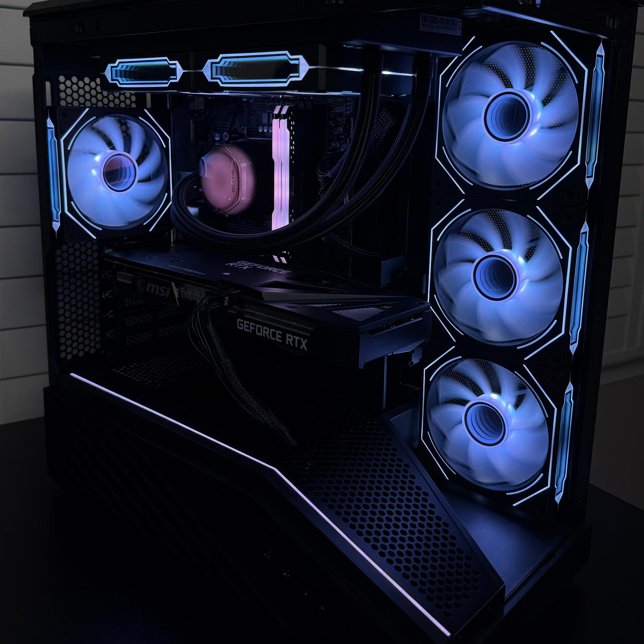 🏔️“GLACIER” | RTX 3060 12GB + i5-10400F | Liquid-Cooled 1440p Gaming PC