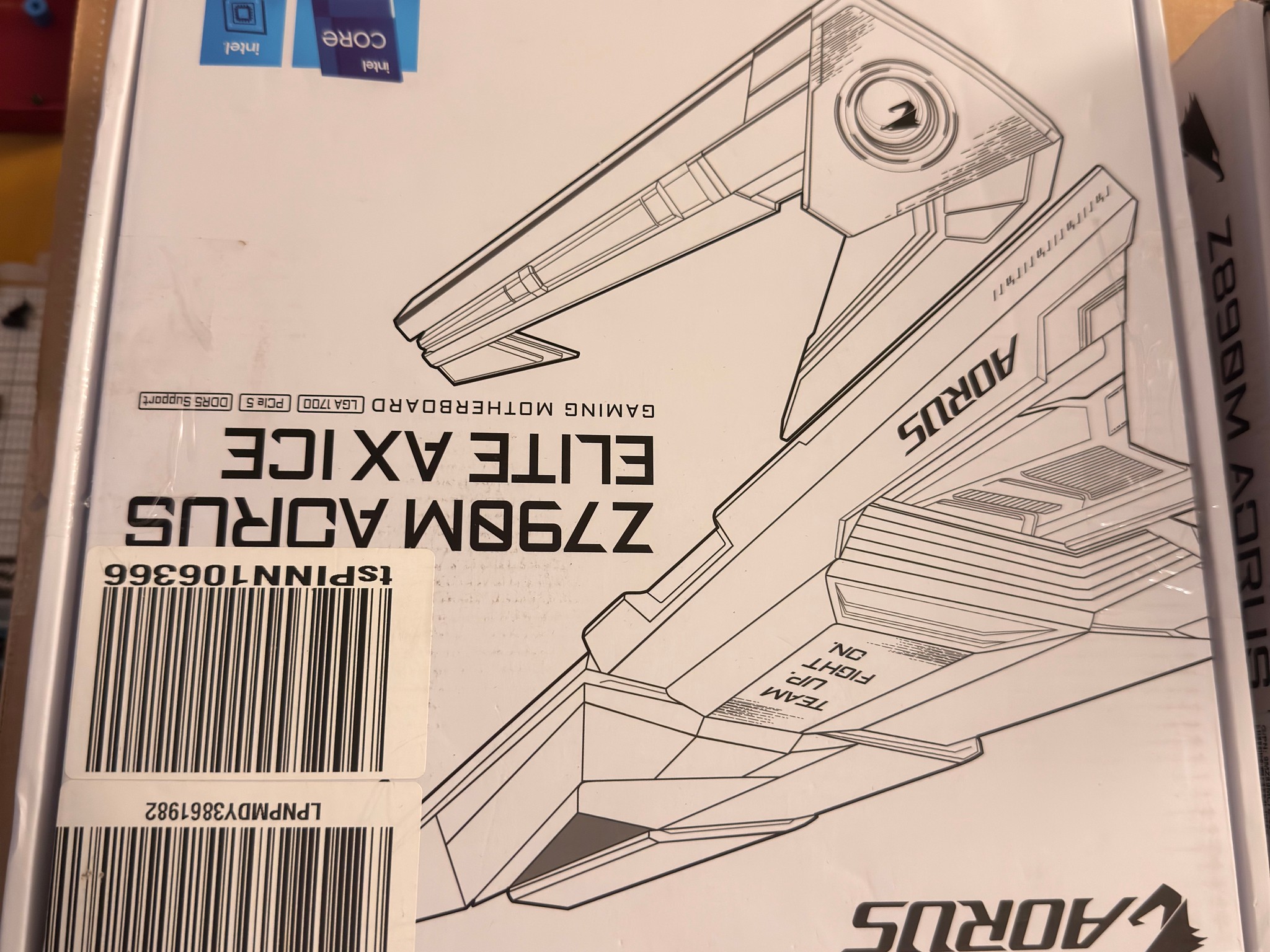 Gigabyte Z790M AORUS ELITE AX ICE Micro-ATX Motherboard | Latest Bios | White