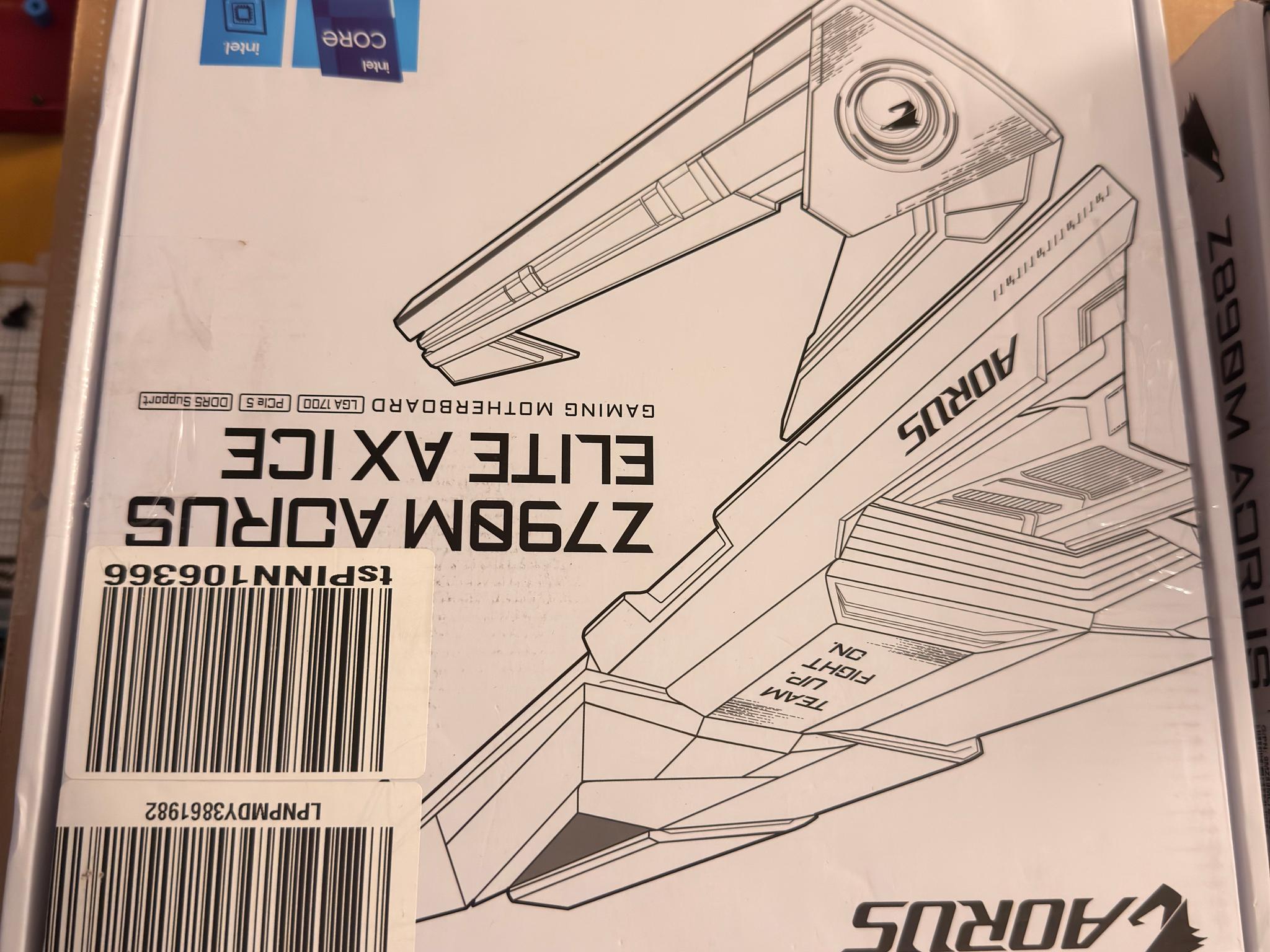 Gigabyte Z790M AORUS ELITE AX ICE Micro-ATX Motherboard | Latest Bios | White
