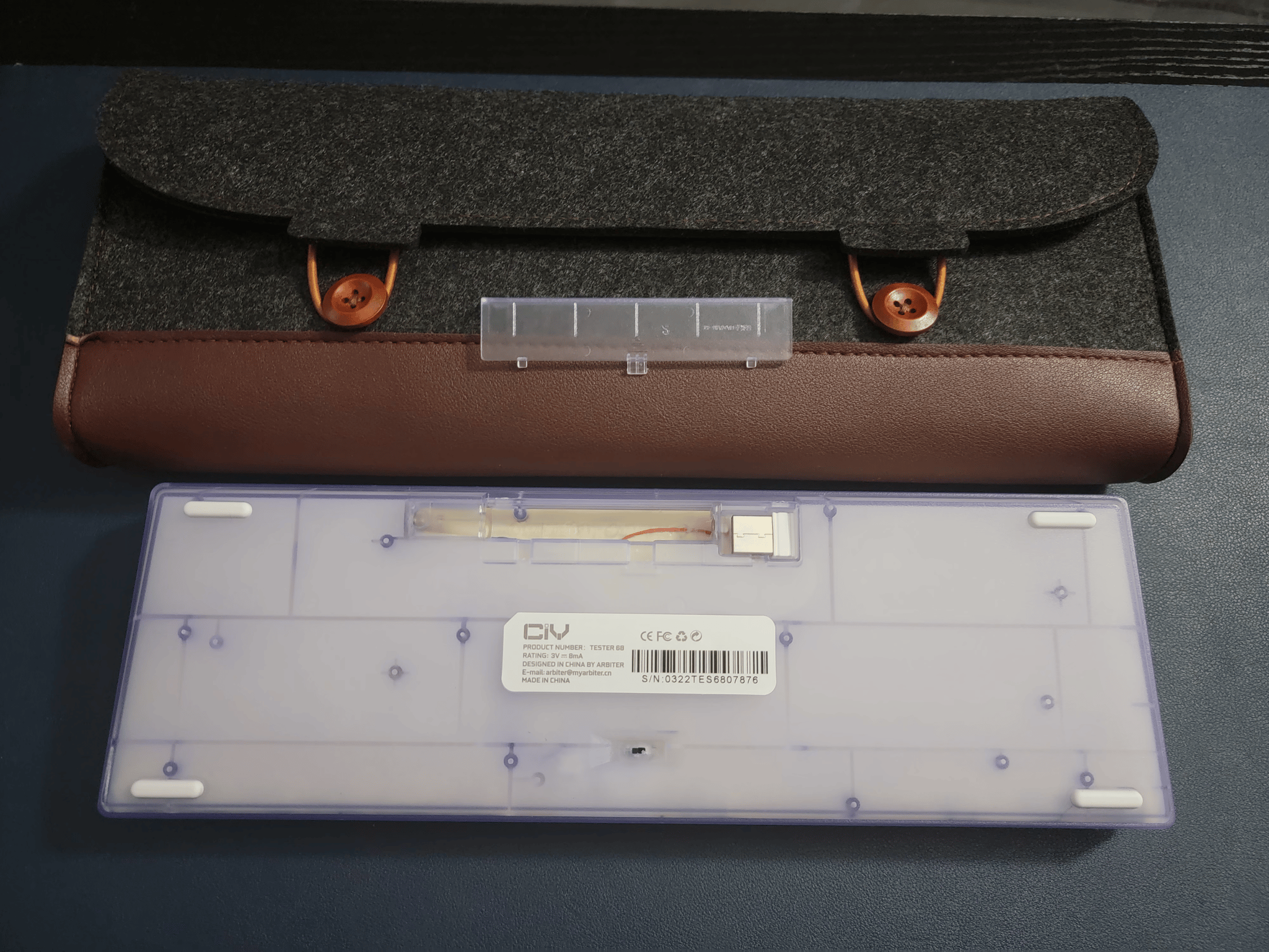 Tuzi: 65% Custom Mechanical Keyboard