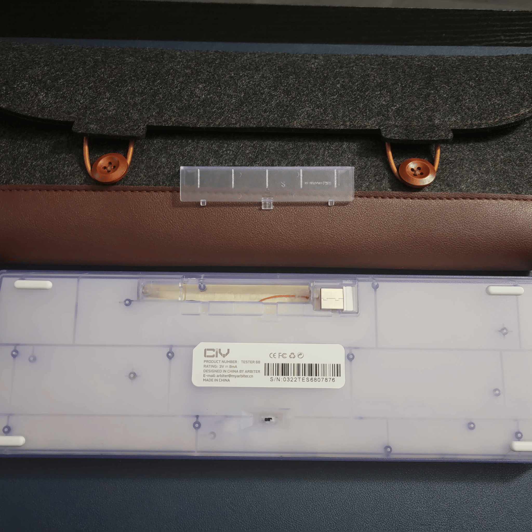 Tuzi: 65% Custom Mechanical Keyboard