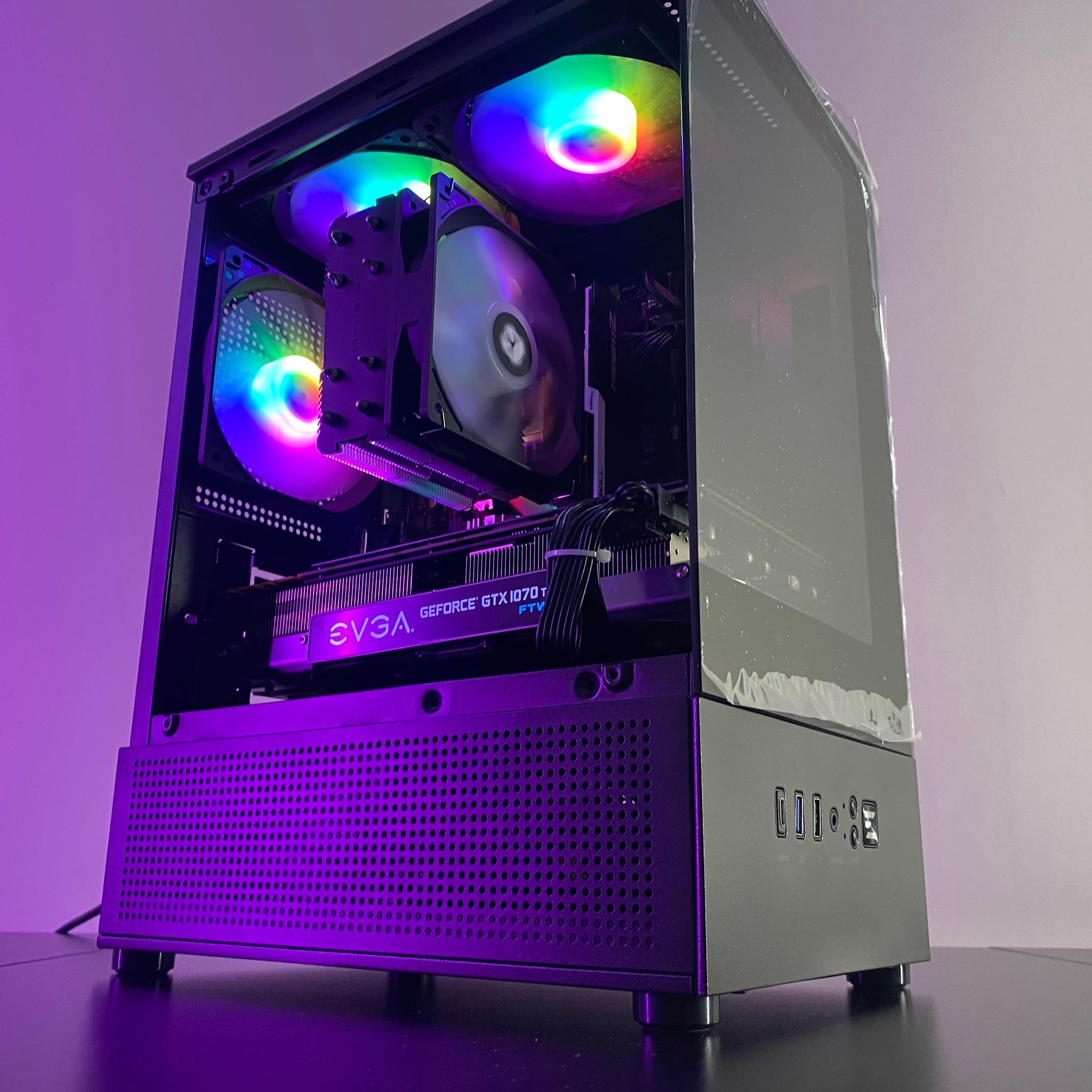 RGB Gaming PC | EVGA GTX 1070 Ti FTW 8GB | Intel Core i5-7500 | 16GB DDR4 RAM | 500GB SSD |