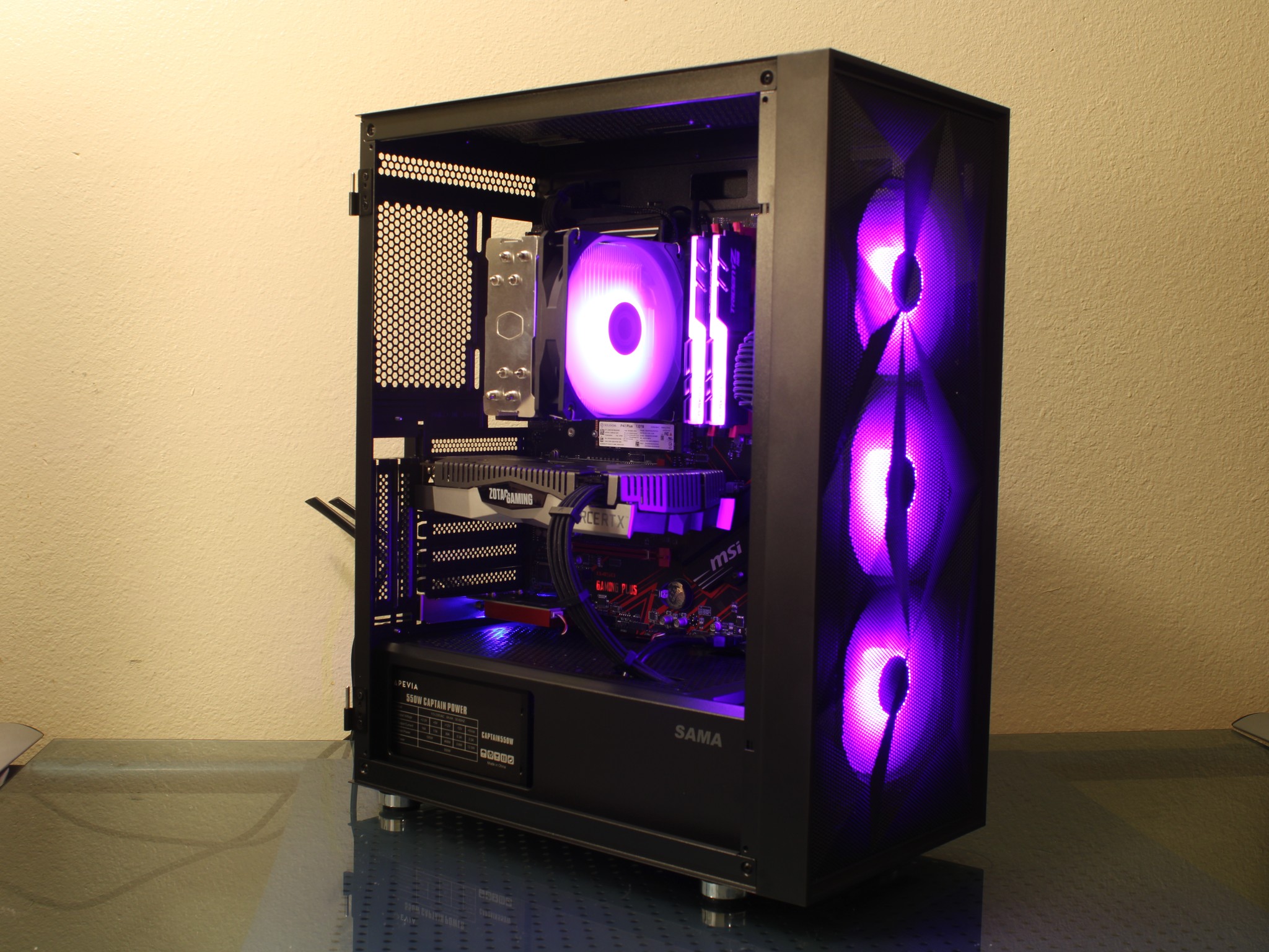 Black Gaming PC | Ryzen 5 3600 | RTX 2060 6GB | 16GB RAM | 1TB SSD | Wi-Fi 6E+Bluetooth | Windows 11