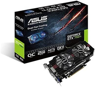 ASUS GeForce GTX 750Ti GDDR5 2GB Graphics Card GTX750TI-OC-2GD5