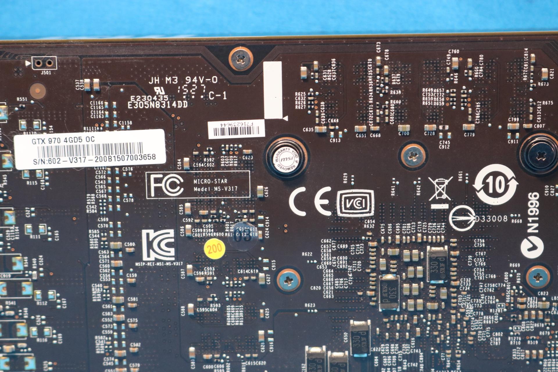 MSI NVIDIA GeForce GTX 970 Afterburner OC 4GB GDDR5 PCIe 3.0 x16 Blower-Style Desktop GPU MS-V317