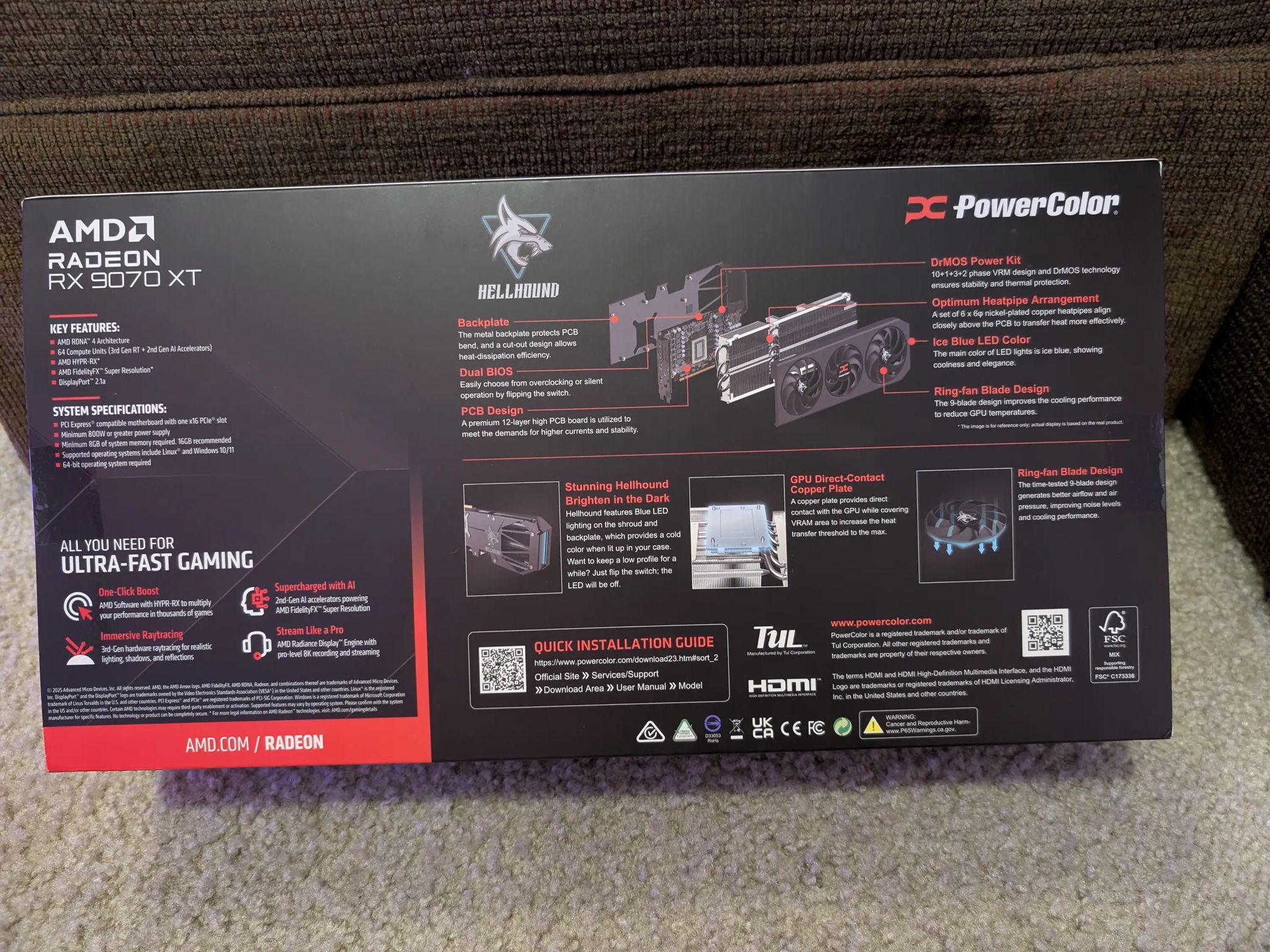 PowerColor Hellhound 9070XT