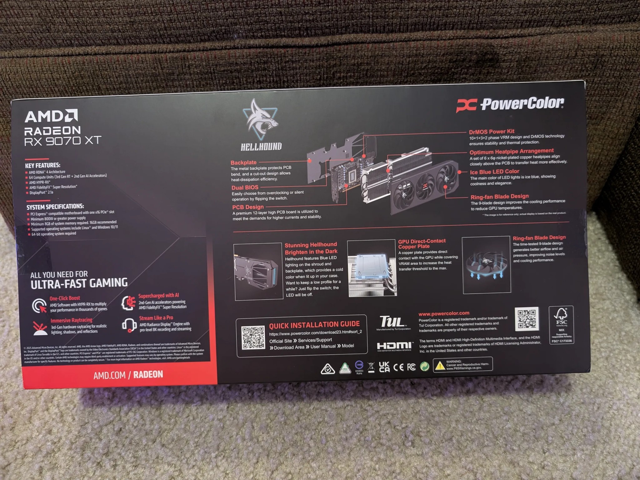 PowerColor Hellhound 9070XT