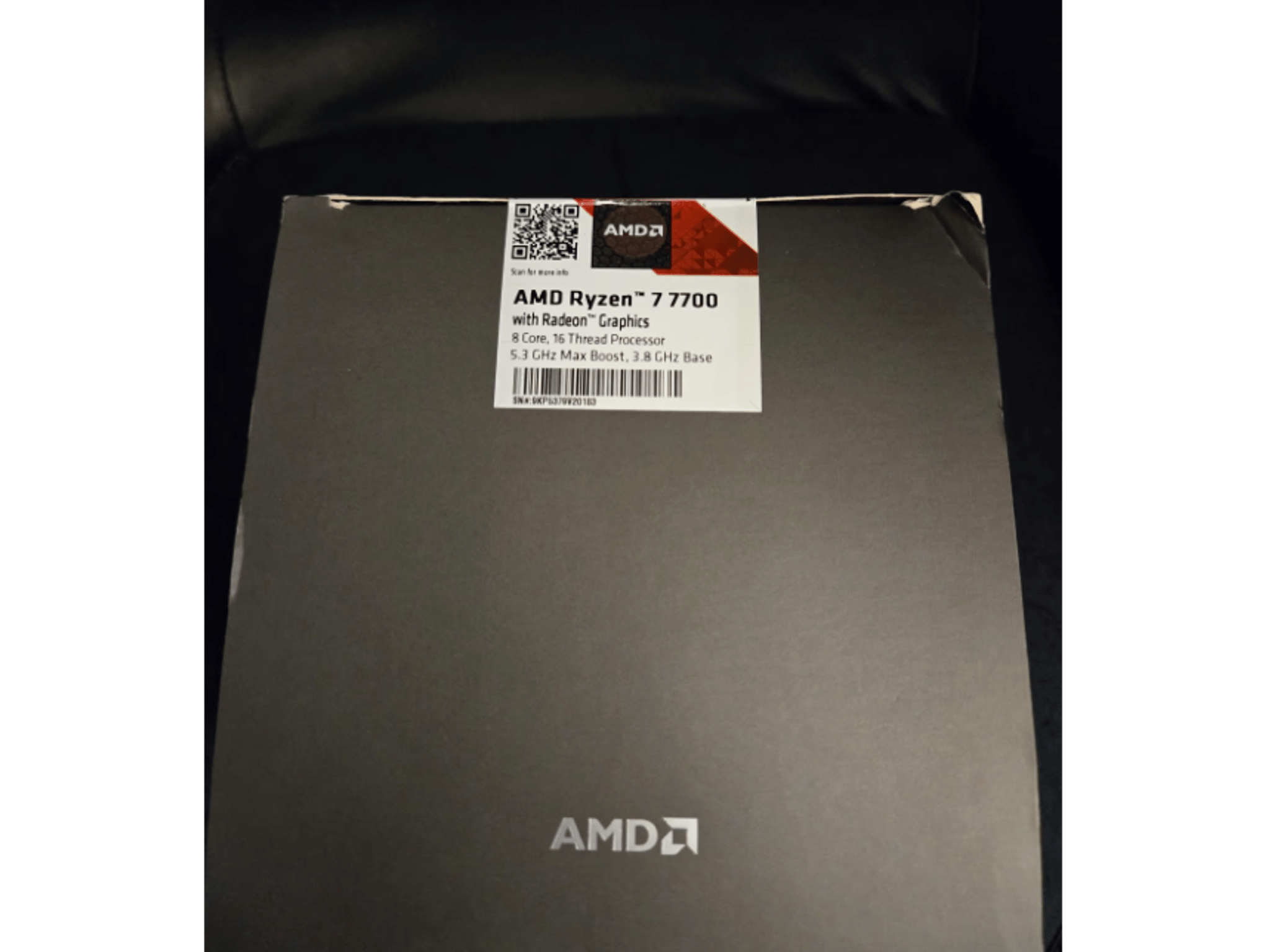 New Ryzen 7 7700 w/ Wraith Prism Cooler