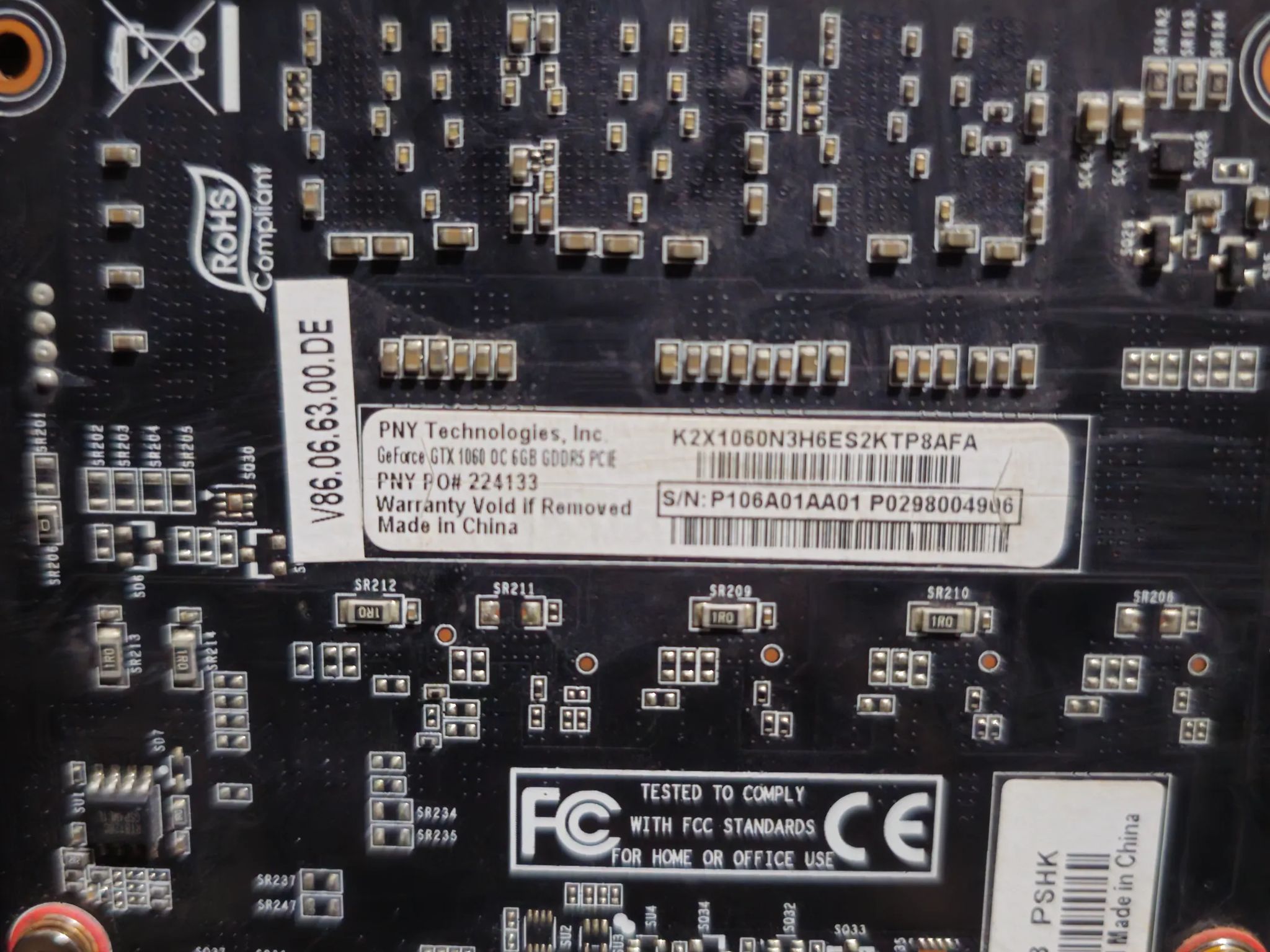 PNY GTX 1060 6GB