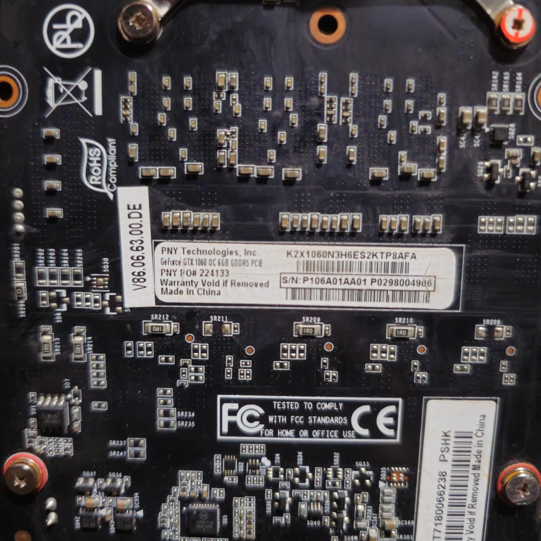 PNY GTX 1060 6GB