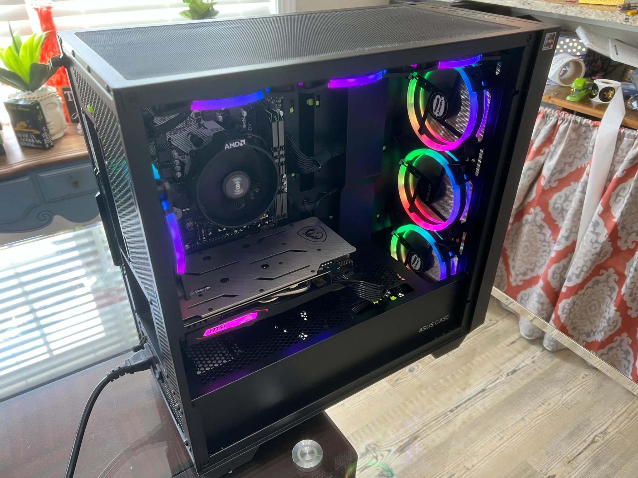 GTX 1660 | Ryzen 5 3600 | 16GB DDR4 | 120GB SSD | Asus Micro ATX Case | B450M | RGB Gaming PC 1080P
