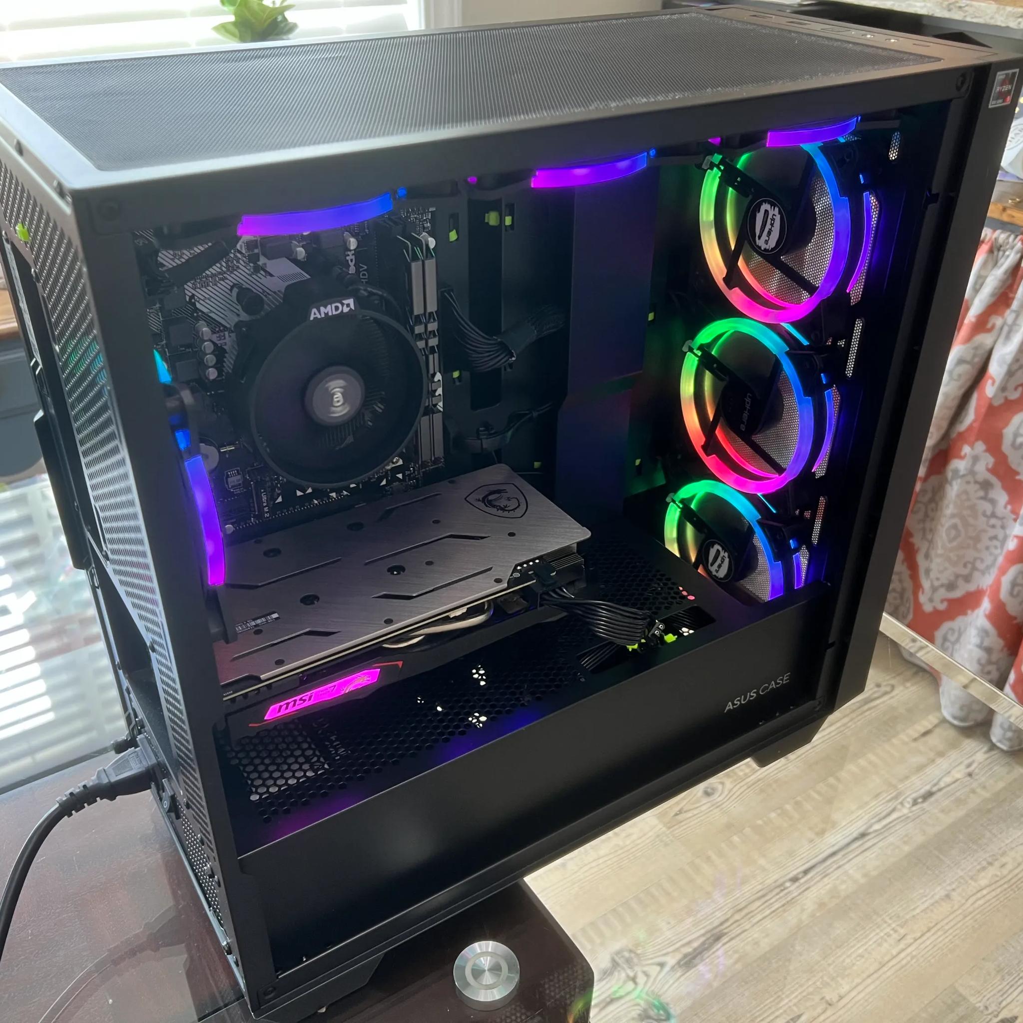 GTX 1660 | Ryzen 5 3600 | 16GB DDR4 | 120GB SSD | Asus Micro ATX Case | B450M | RGB Gaming PC 1080P