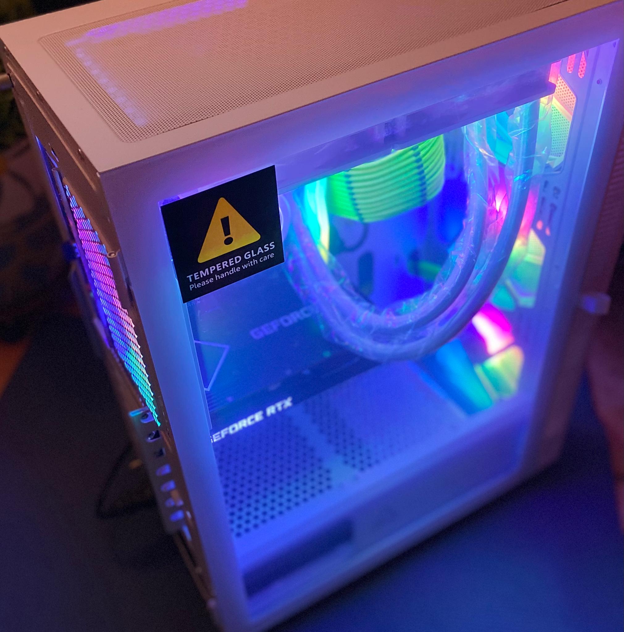 (Liquid Cooled) RTX 3060Ti |Ryzen 5 5600| 1TB NVMe SSD |T-Force Delta RGB DDR4 16GB|Windows 11 Pro