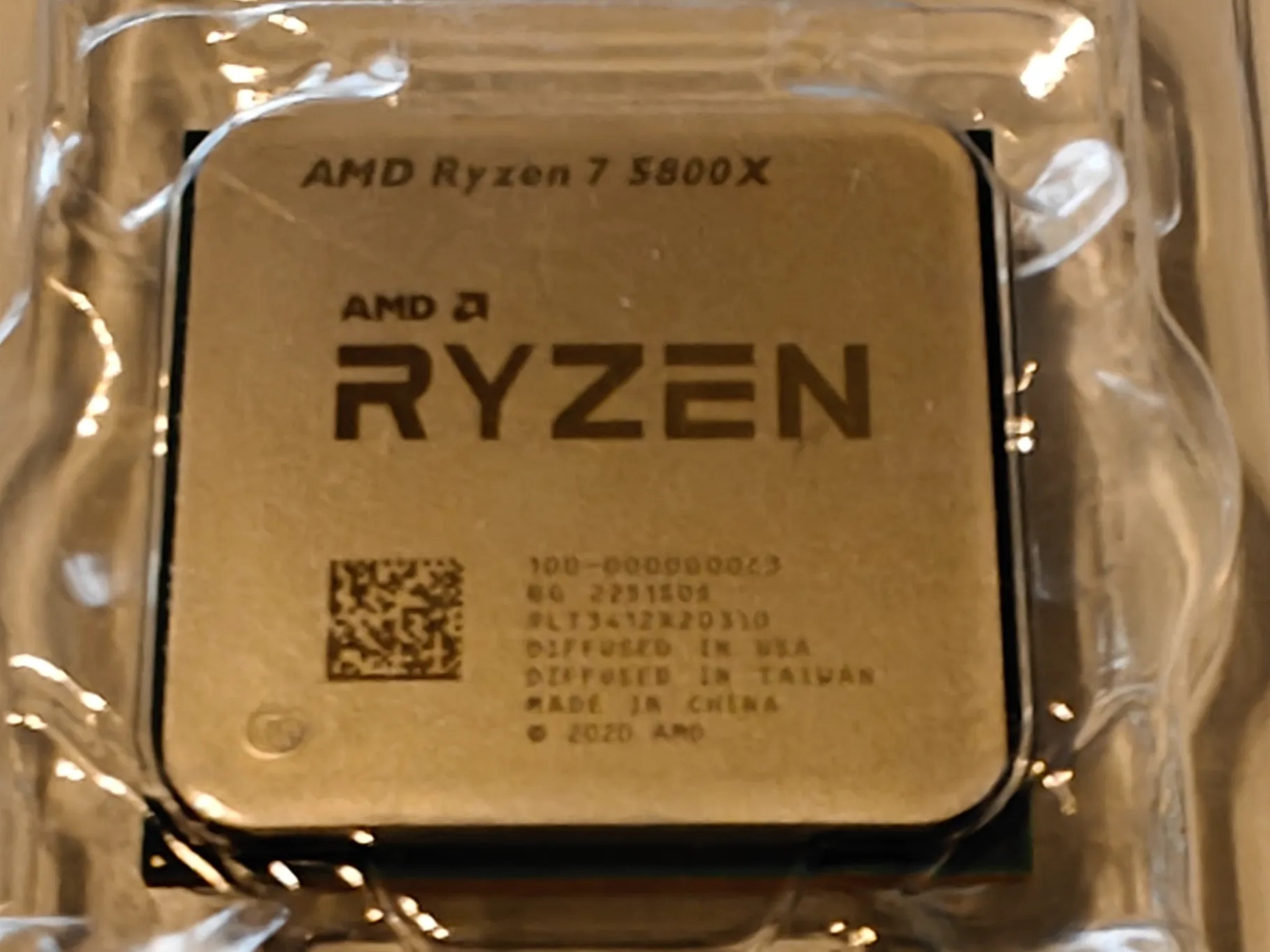 AMD Ryzen 7 5800X 8-core, 16-thread unlocked desktop processor