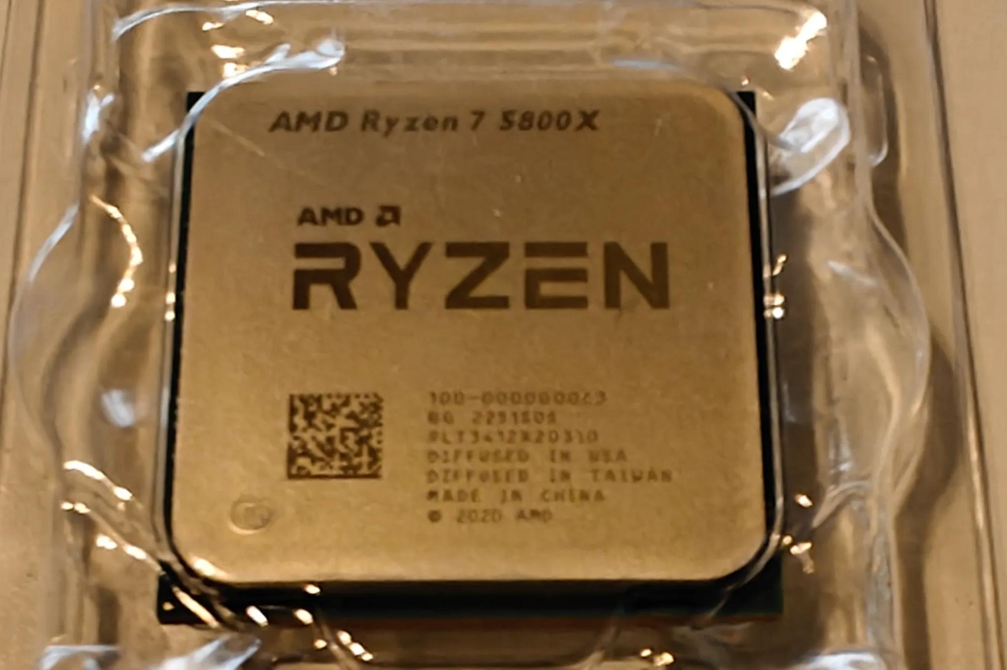AMD Ryzen 7 5800X 8-core, 16-thread unlocked desktop processor