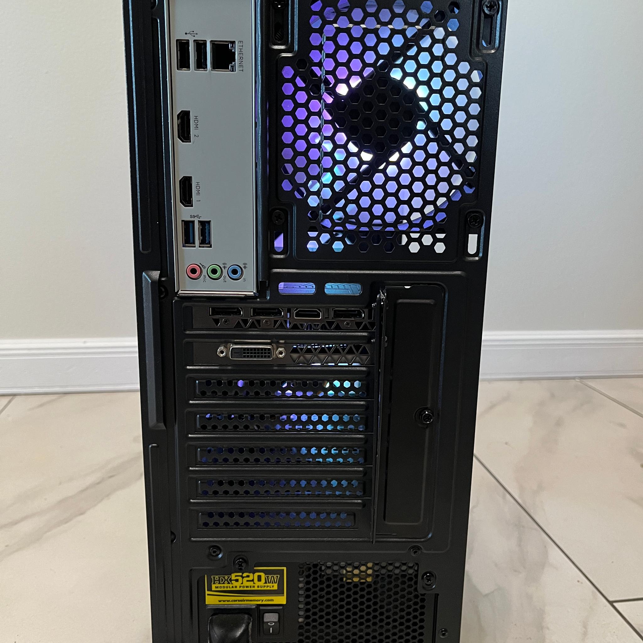 NVIDIA GTX 1080, Intel i7-6700, 12GB RAM, 870 GB Storage, High FPS Gaming PC w/ Wi-Fi + Bluetooth