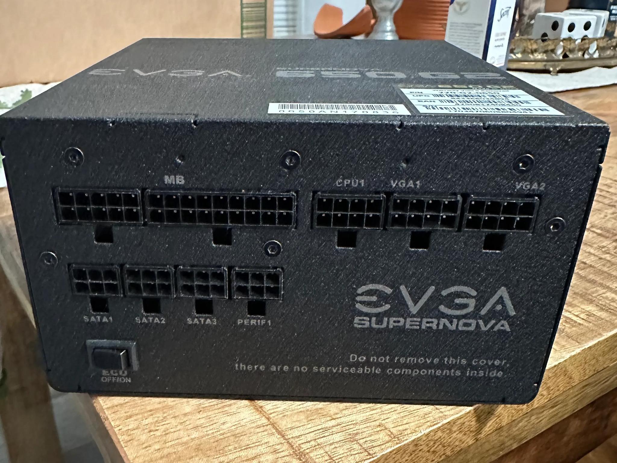 EVGA SuperNOVA 650 G2 650W Fully Modular (80+ Gold) [Used]