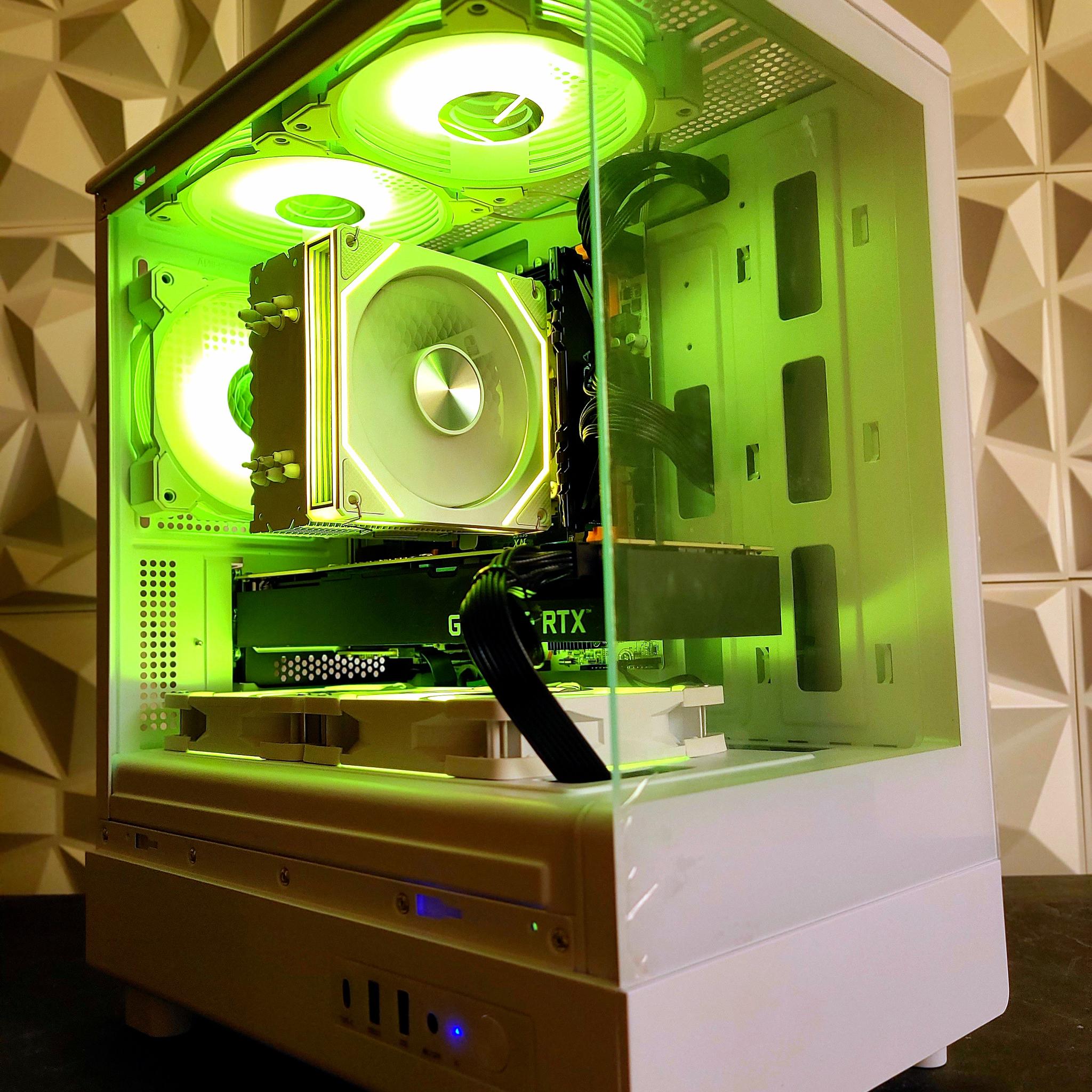 ⚪🟡 Gaming PC | Nvidia RTX 2070 Super 8 GB | Intel Xeon E5-2680 V4 14-Core CPU | 32 GB Ram | 1 TB SSD