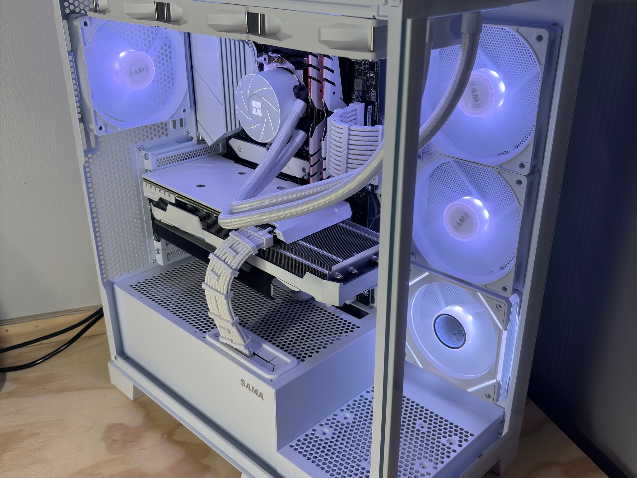 🧊❄️ Glacier Series All White Gaming PC / Ryzen 7 + RTX 3070 / 1TB NVMe SSD / Ready To Play! ❄️🧊
