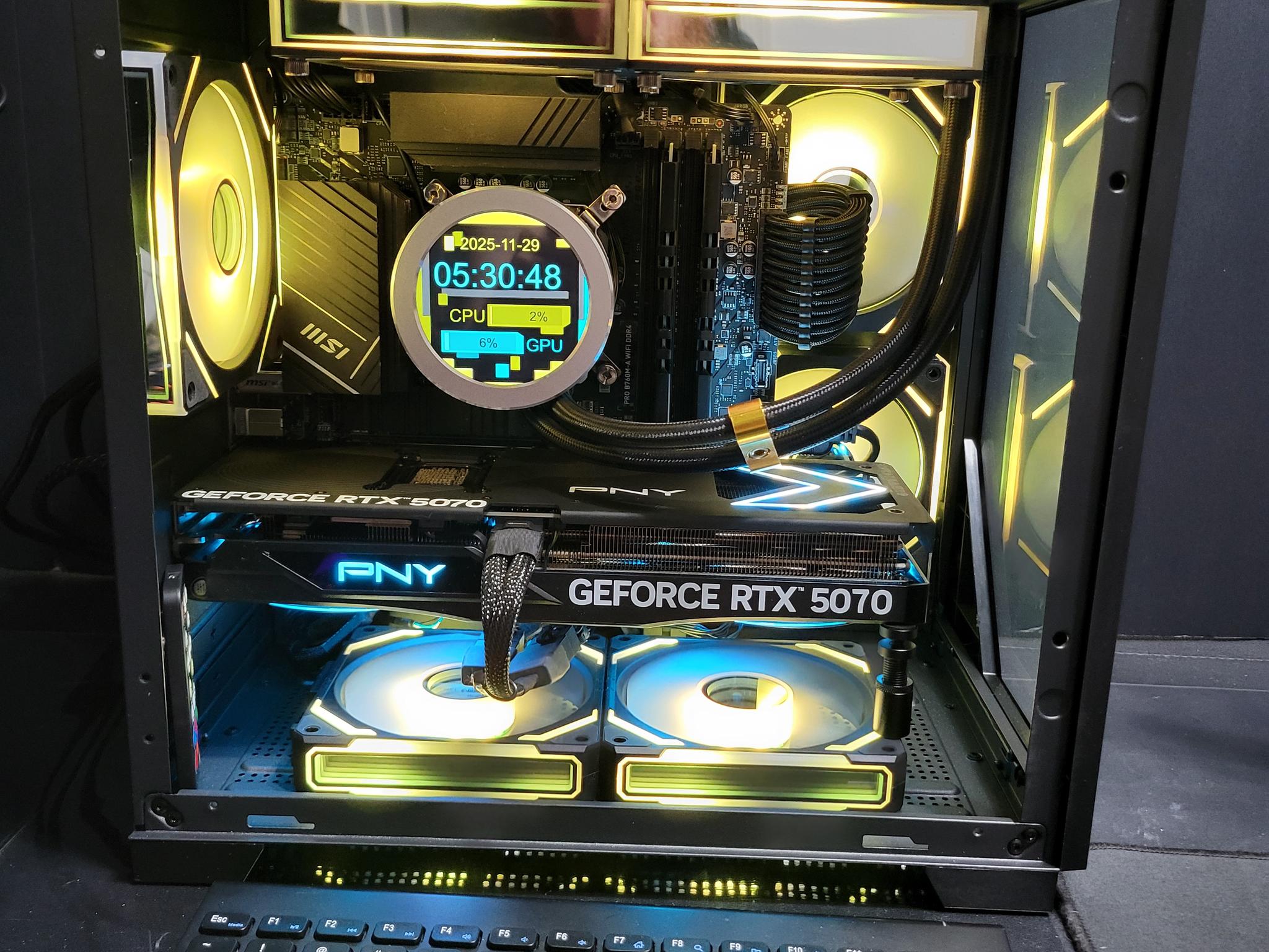 🎆Ultimate Hybrid Gaming Rig | i5‑13400F + RTX 5070 + 32GB DDR4 + ARGB Showcase 💥
