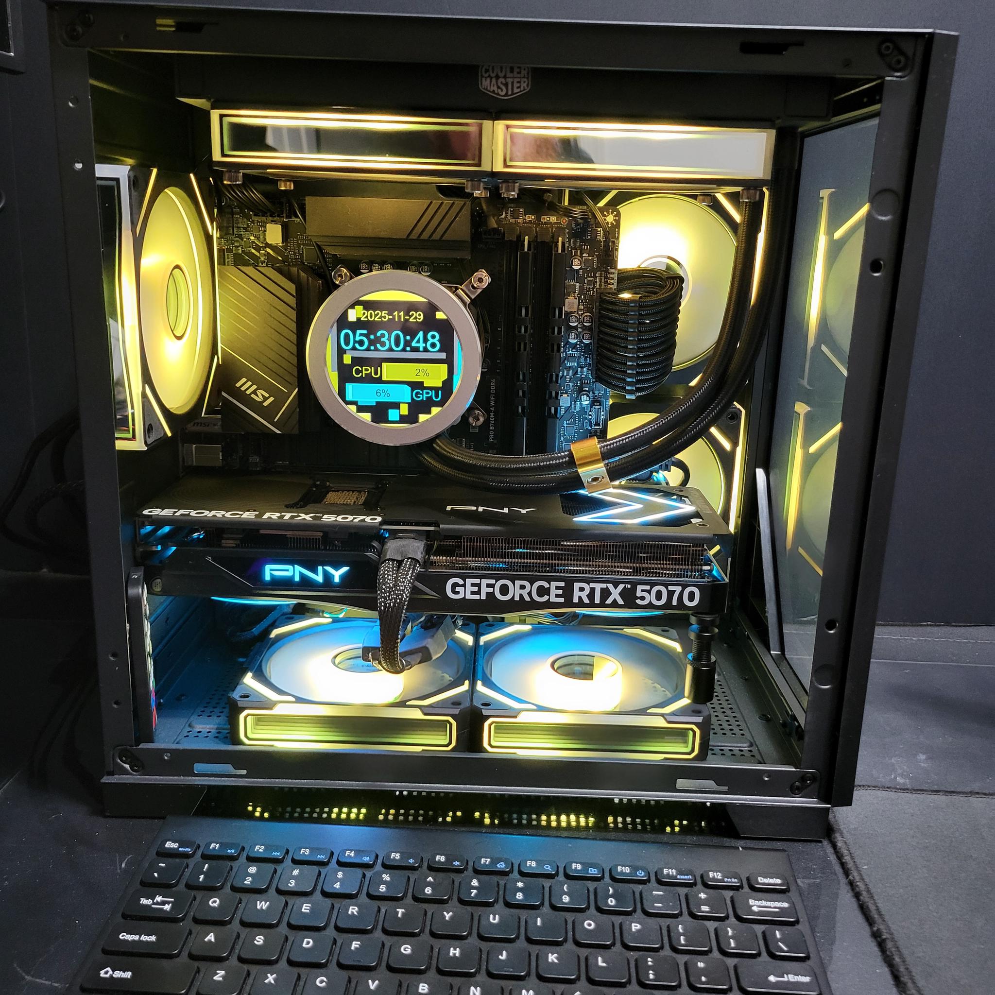 🎆Ultimate Hybrid Gaming Rig | i5‑13400F + RTX 5070 + 32GB DDR4 + ARGB Showcase 💥