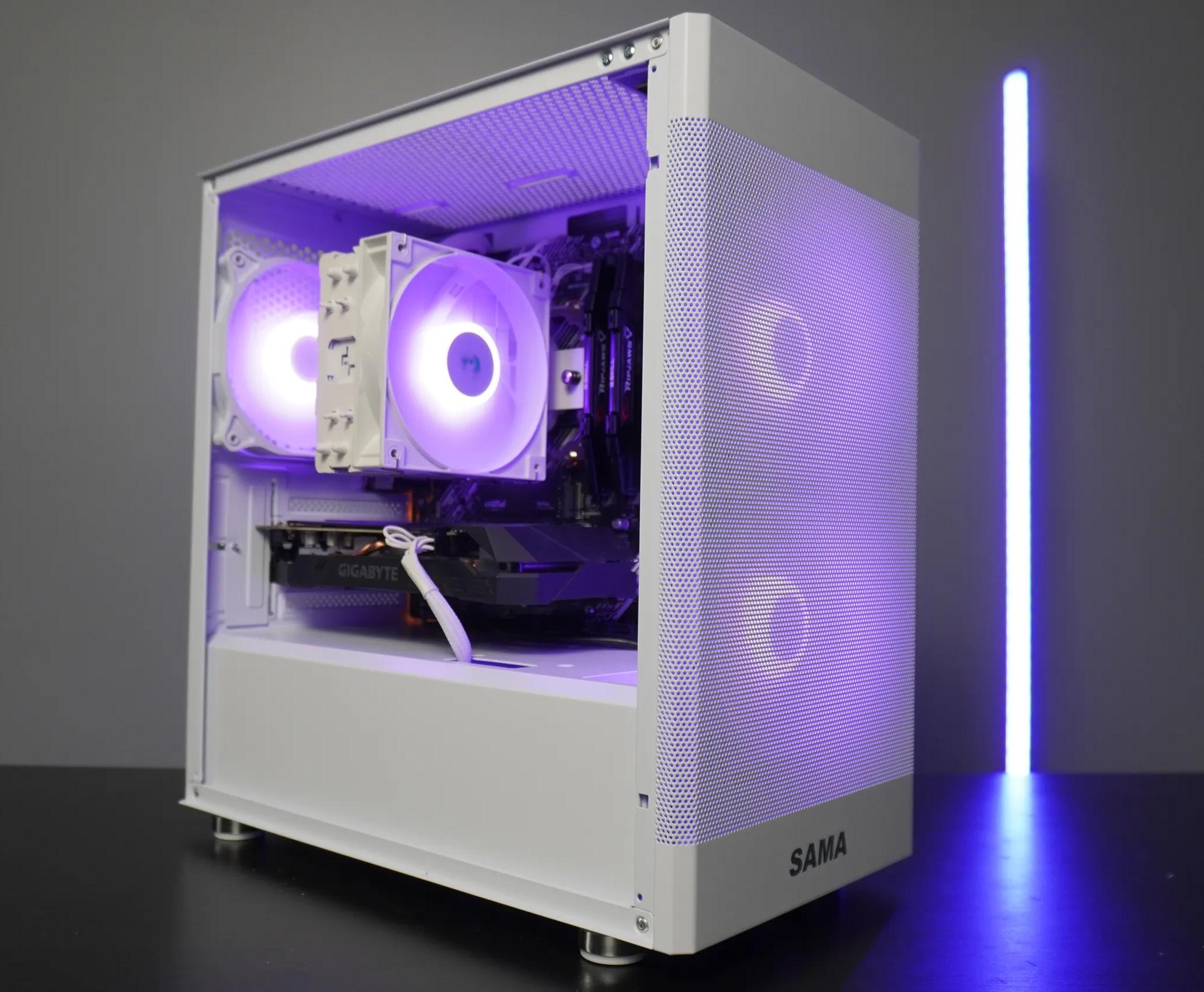 🤍CLEAN WHITE🤍 1080p Value PC 💚GTX 1660 6GB 🧡Ryzen 5 2600 6 Cores | 16GB RAM | 1TB NVME