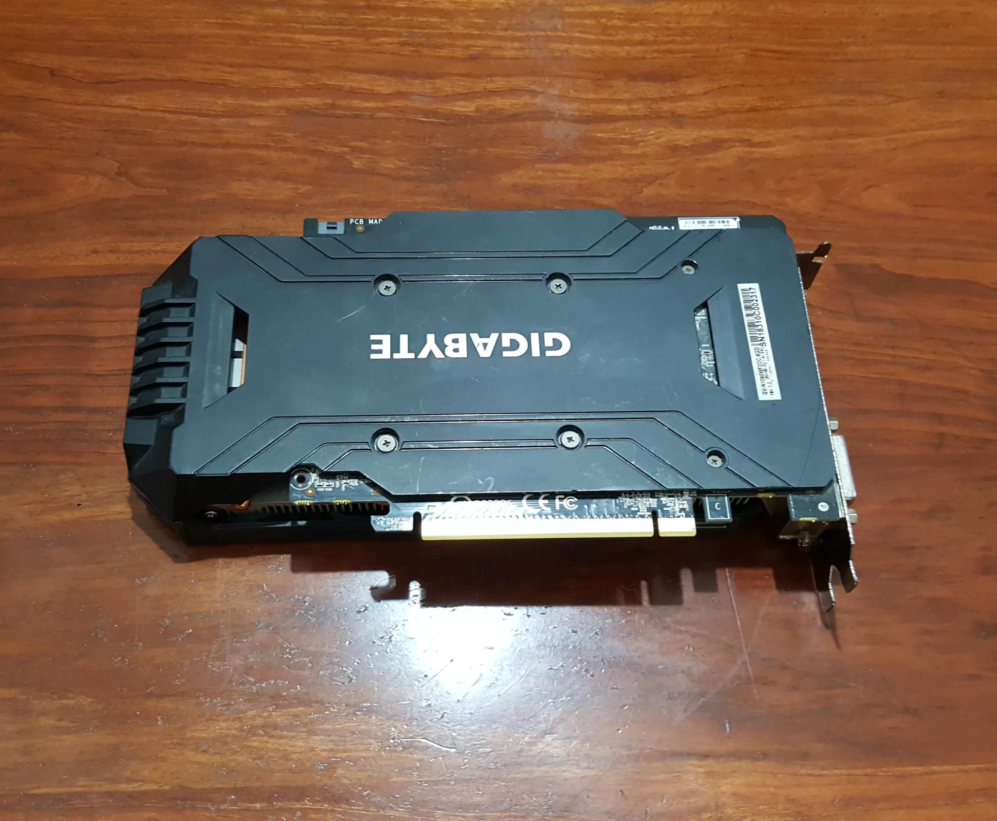 Nvidia GTX 1060 6GB GIGABYTE WINDFORCE OC