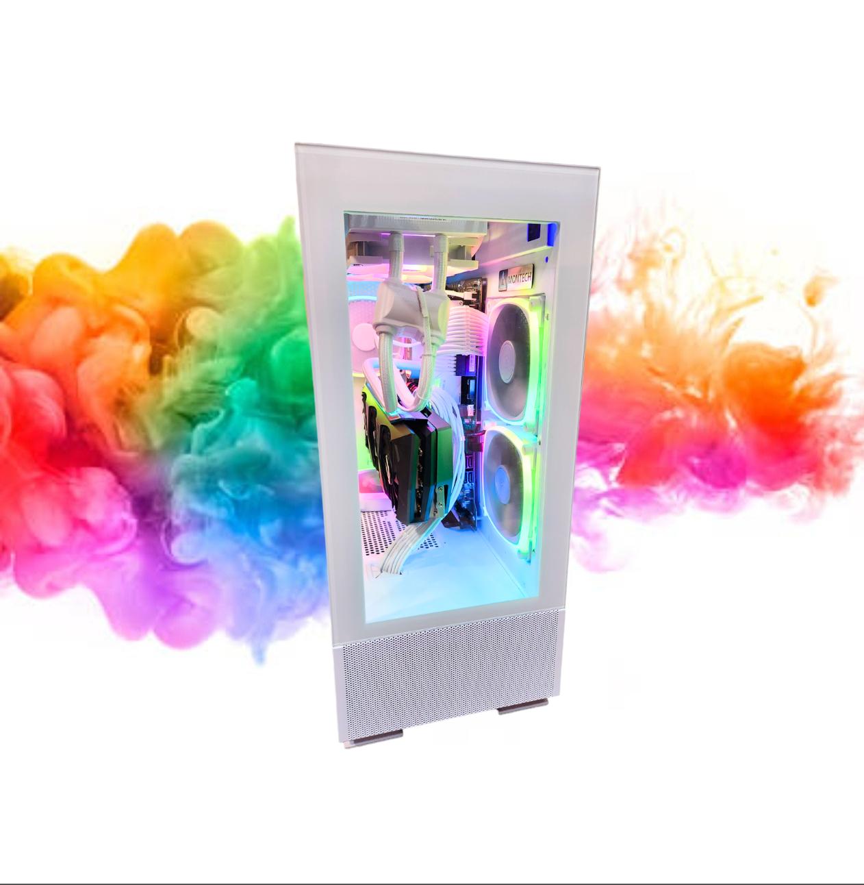 SALE: RTX 3080 + i5 11600k + 32GB RGB RAM + 2TB SSD + 6 Fans + Full RGB ( All White Gaming PC )