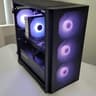 Black Gaming PC (Ryzen 5 2600X + GTX 1070 Ti + 1TB SSD + 16GB RAM + Wifi)