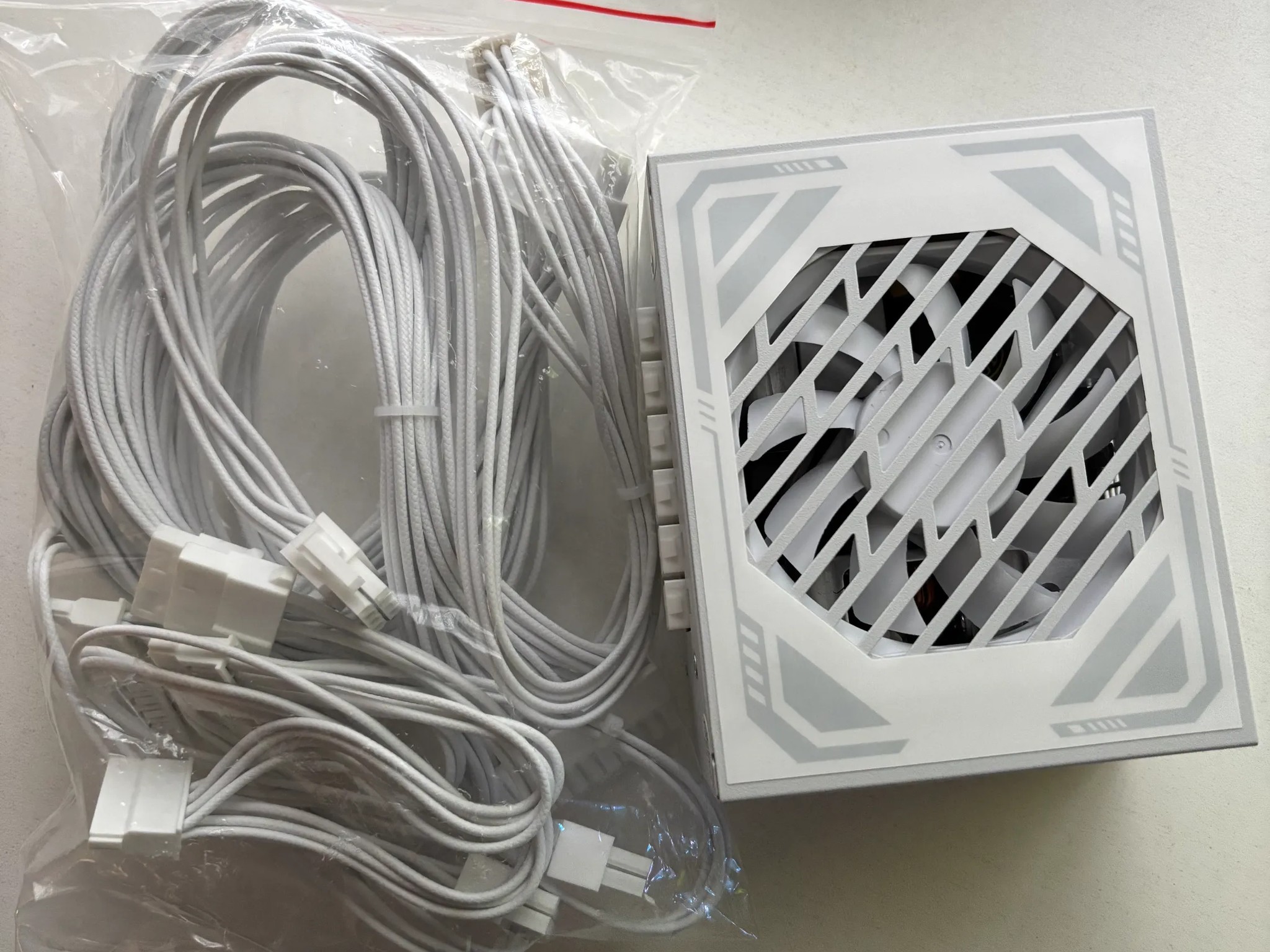 White ITX Power Supply 500w