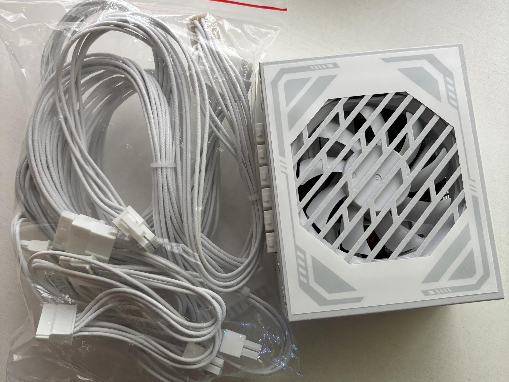 White ITX Power Supply 500w