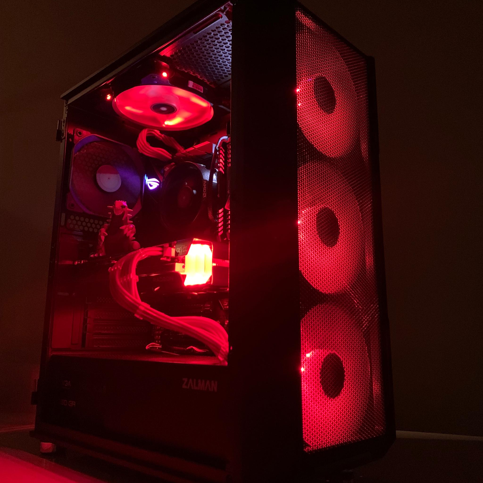 6600 XT + Ryzen 5 3600 Red Devil CUSTOM BUILD - All AMD Gaming PC - Comes with Groudon Figurine!!!