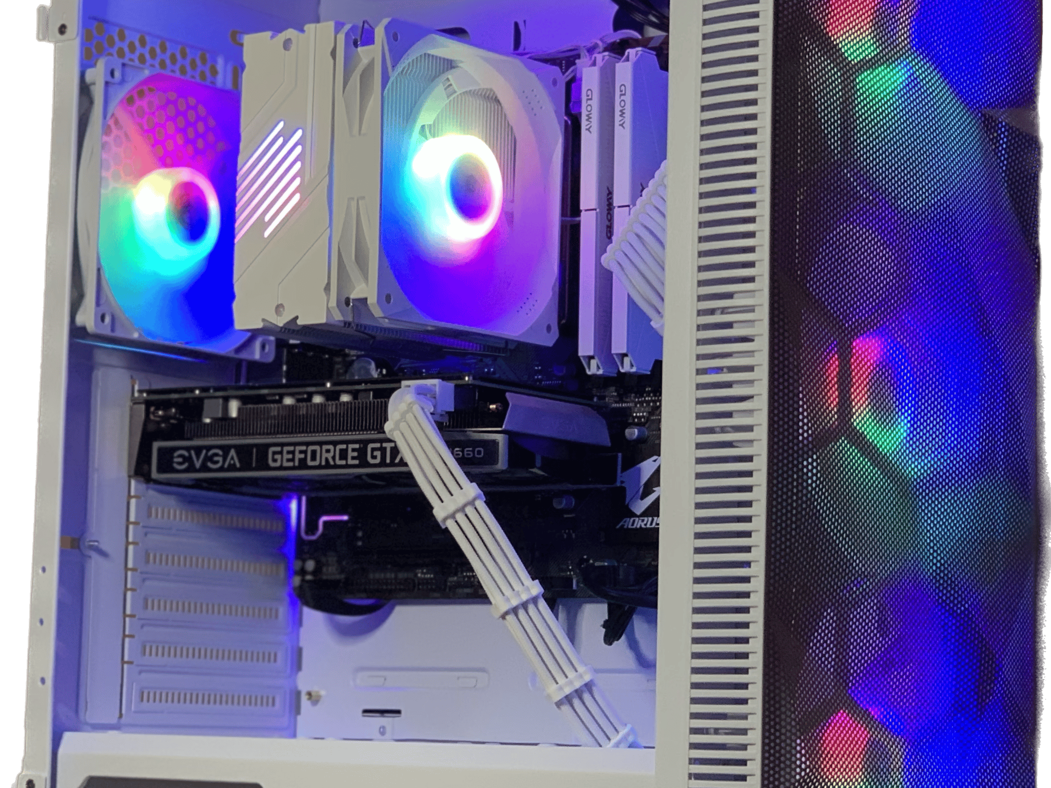 Mid Range White Gaming PC (Ryzen 5 5600X + GTX 1660 Super)