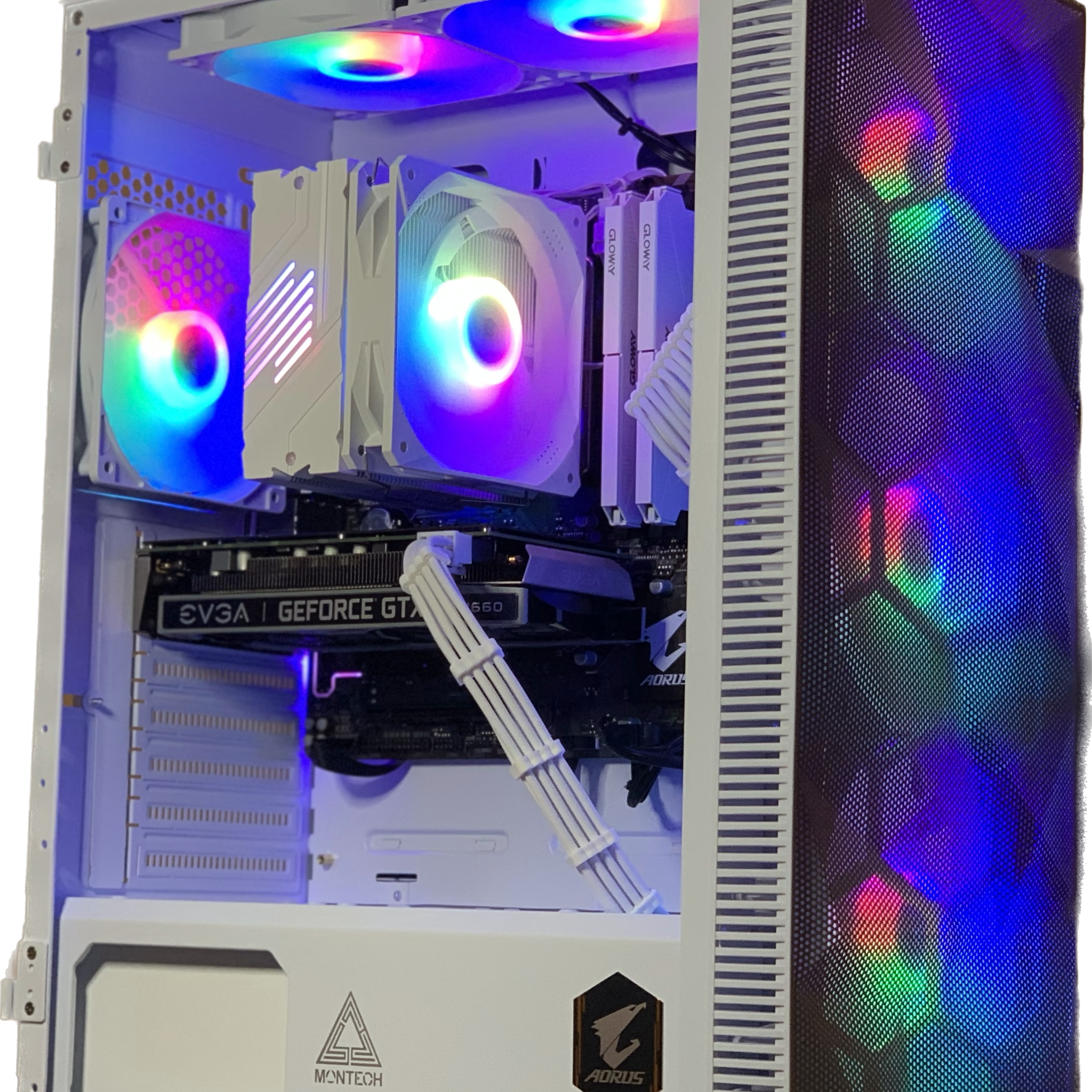 Mid Range White Gaming PC (Ryzen 5 5600X + GTX 1660 Super)