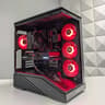 Black RGB Gaming PC - Ryzen 5 9600X - RX 9060 XT 16GB