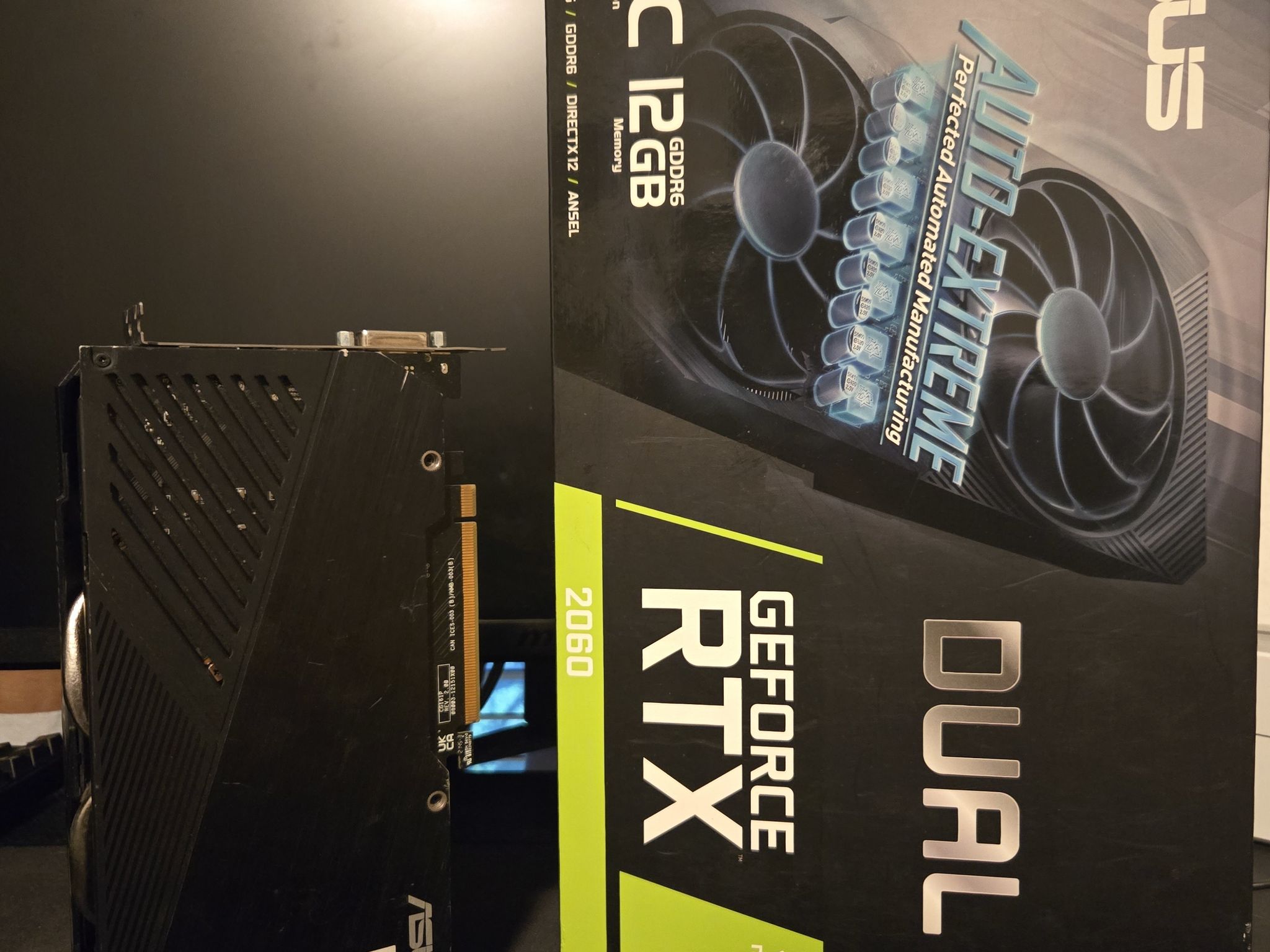 ASUS NVIDIA GeForce RTX 2060 12GB GDDR6 Graphic Card ( DUAL-RTX2060-O12G-V2)