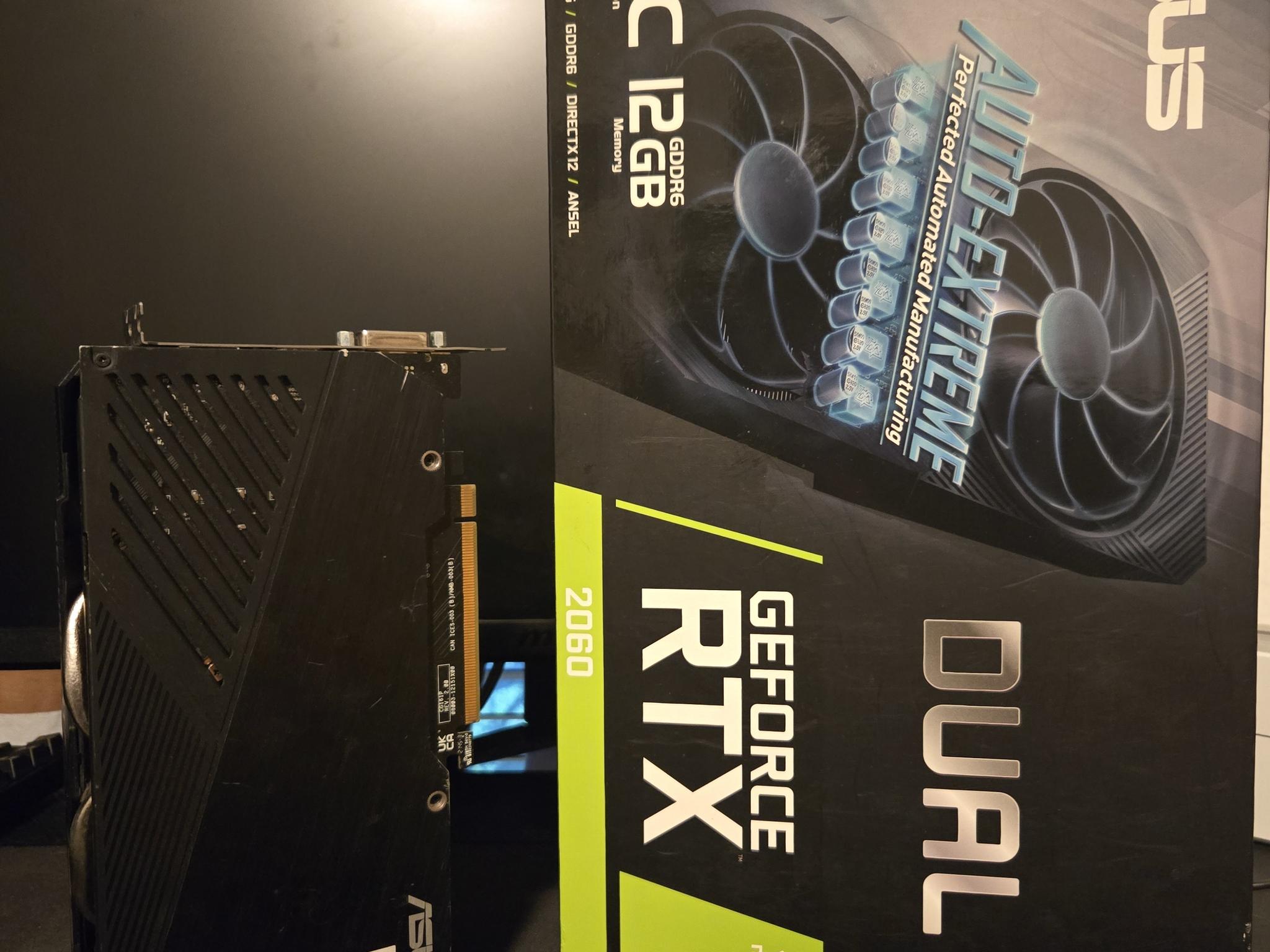 ASUS NVIDIA GeForce RTX 2060 12GB GDDR6 Graphic Card ( DUAL-RTX2060-O12G-V2)