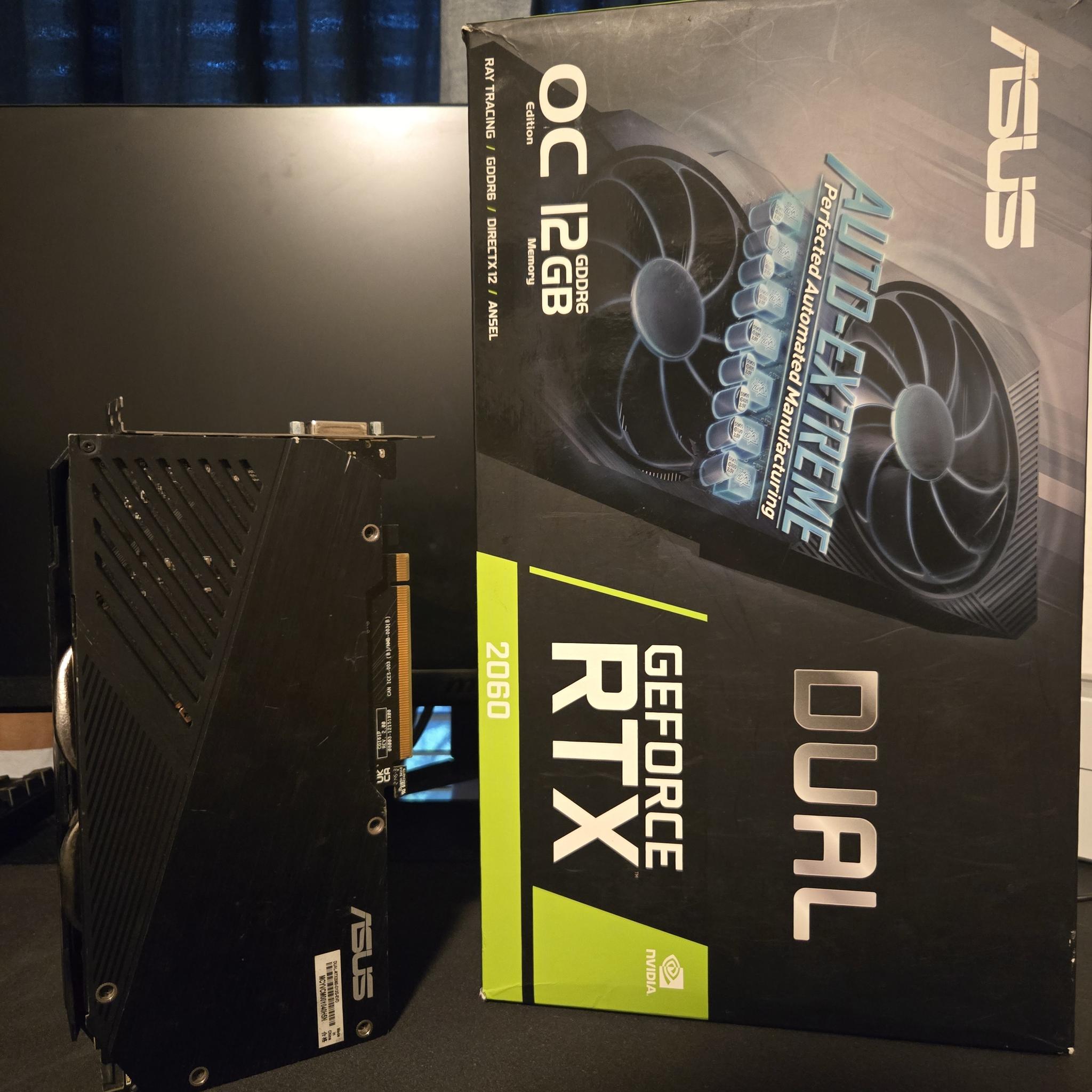ASUS NVIDIA GeForce RTX 2060 12GB GDDR6 Graphic Card ( DUAL-RTX2060-O12G-V2)