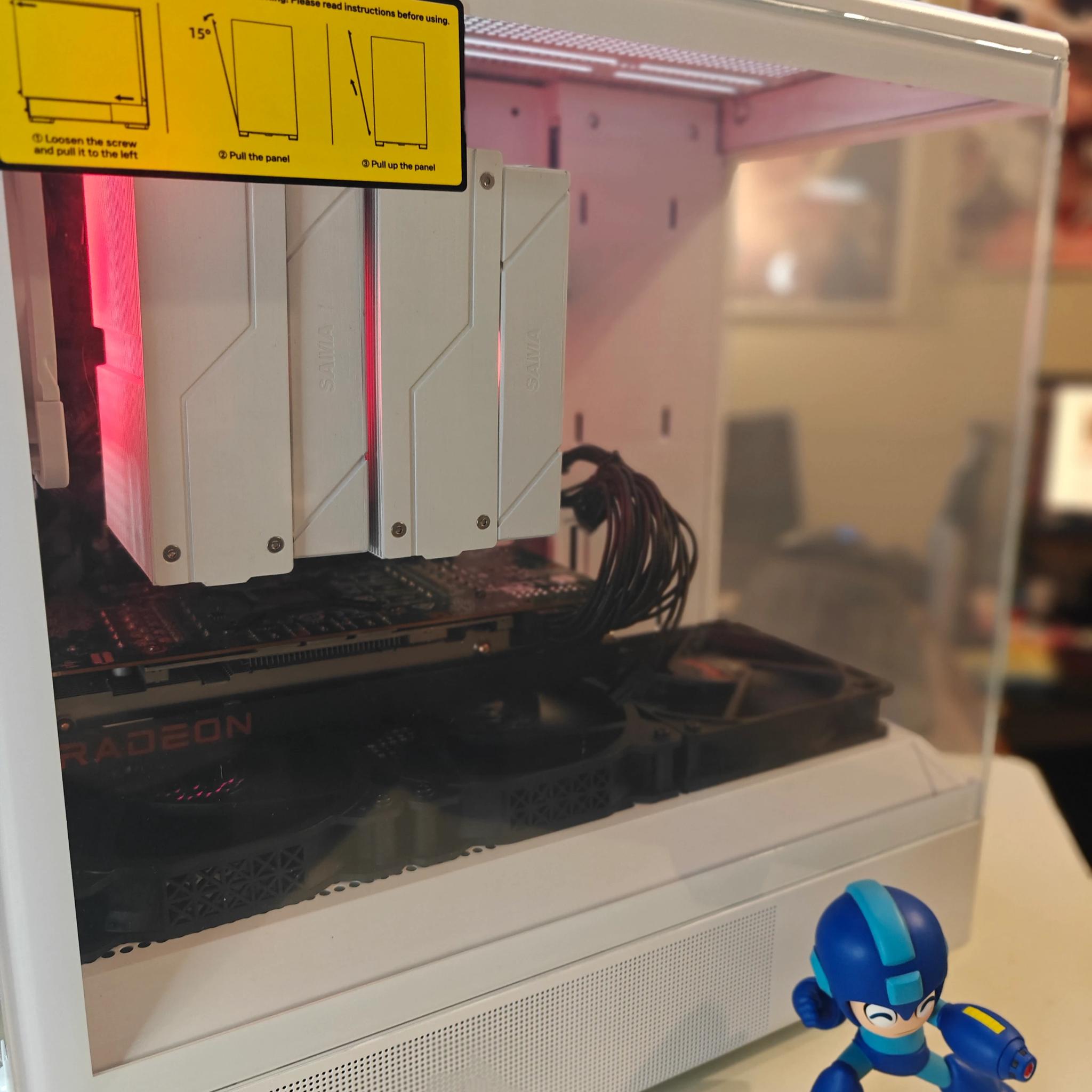 Encased in Glass ❤️‍🔥💎💨 | Ryzen 7 5700X3D | Radeon RX 6700 XT | 32GB DDR4 RAM | 1TB NVMe SSD