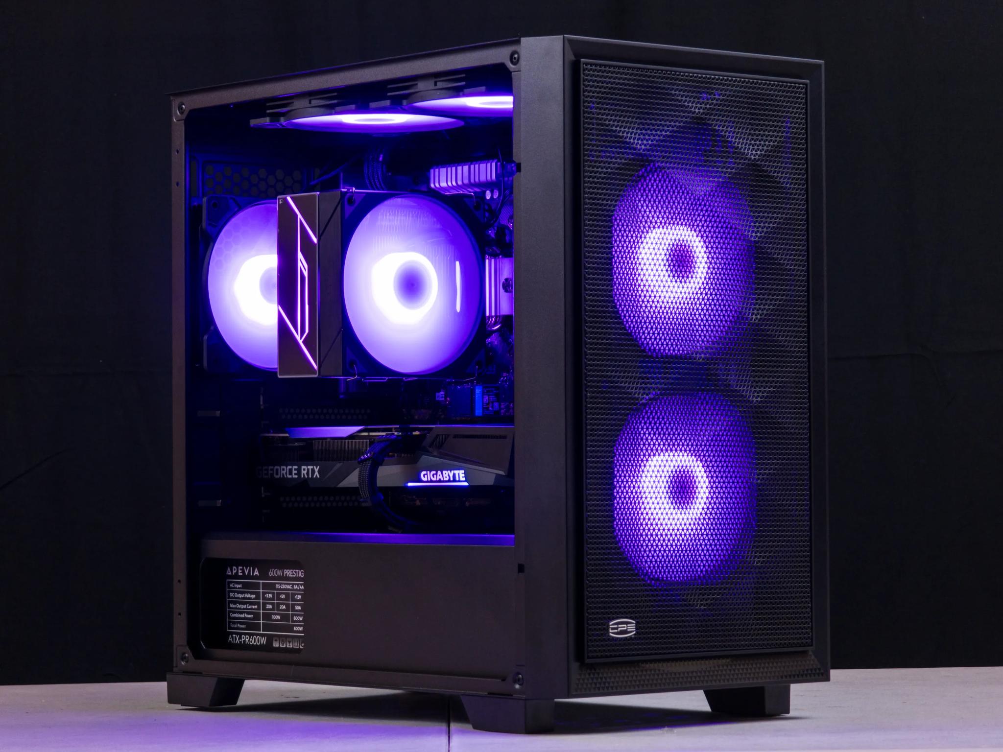 💜🖤 RTX 3060Ti / Ryzen 5 5600 / 32GB Gaming PC 🖤💜