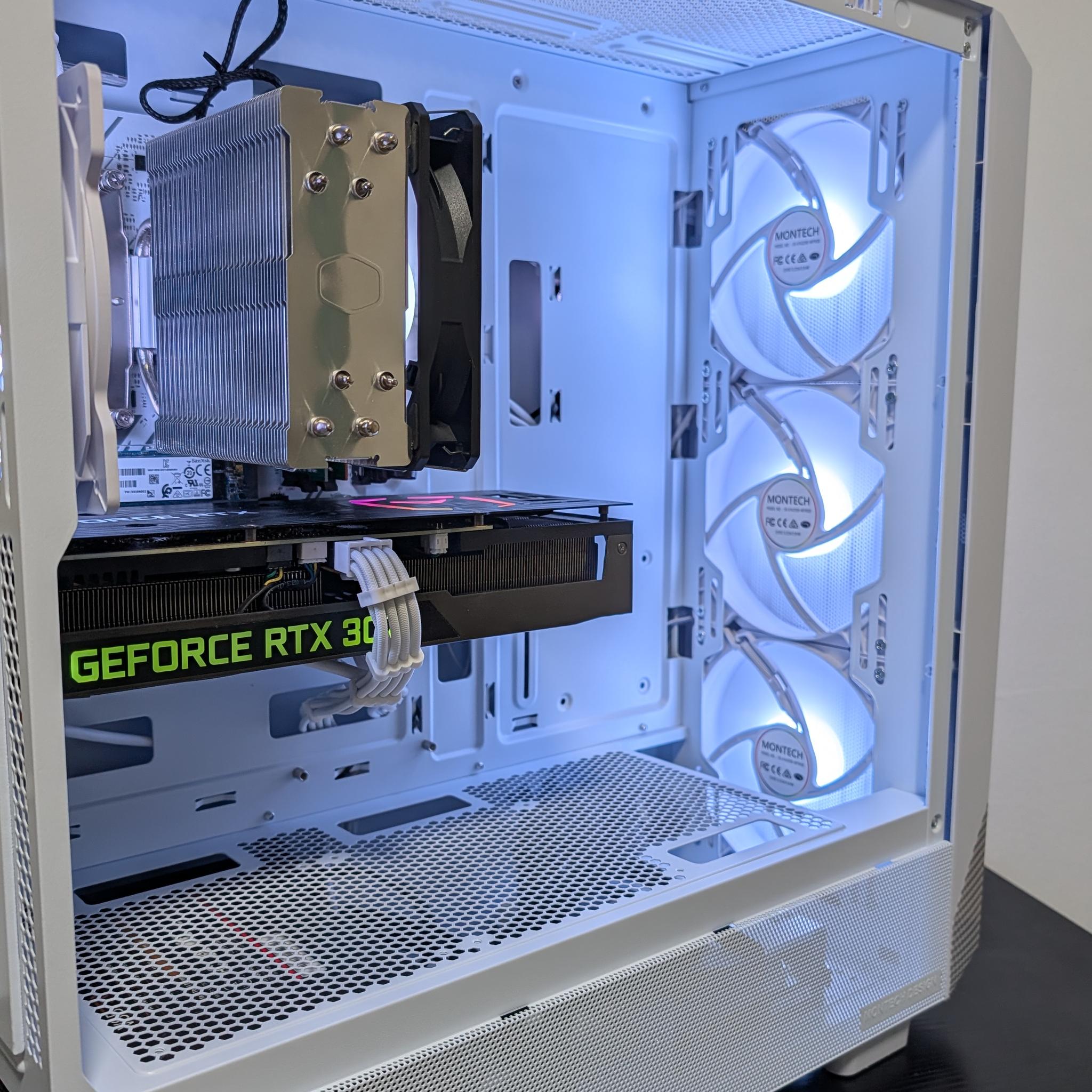 RTX 3070 8GB | Ryzen 5 3600 | 16GB DDR4 | 2TB HDD + 128GB SATA M2 SSD | Win 11 | Custom Gaming PC
