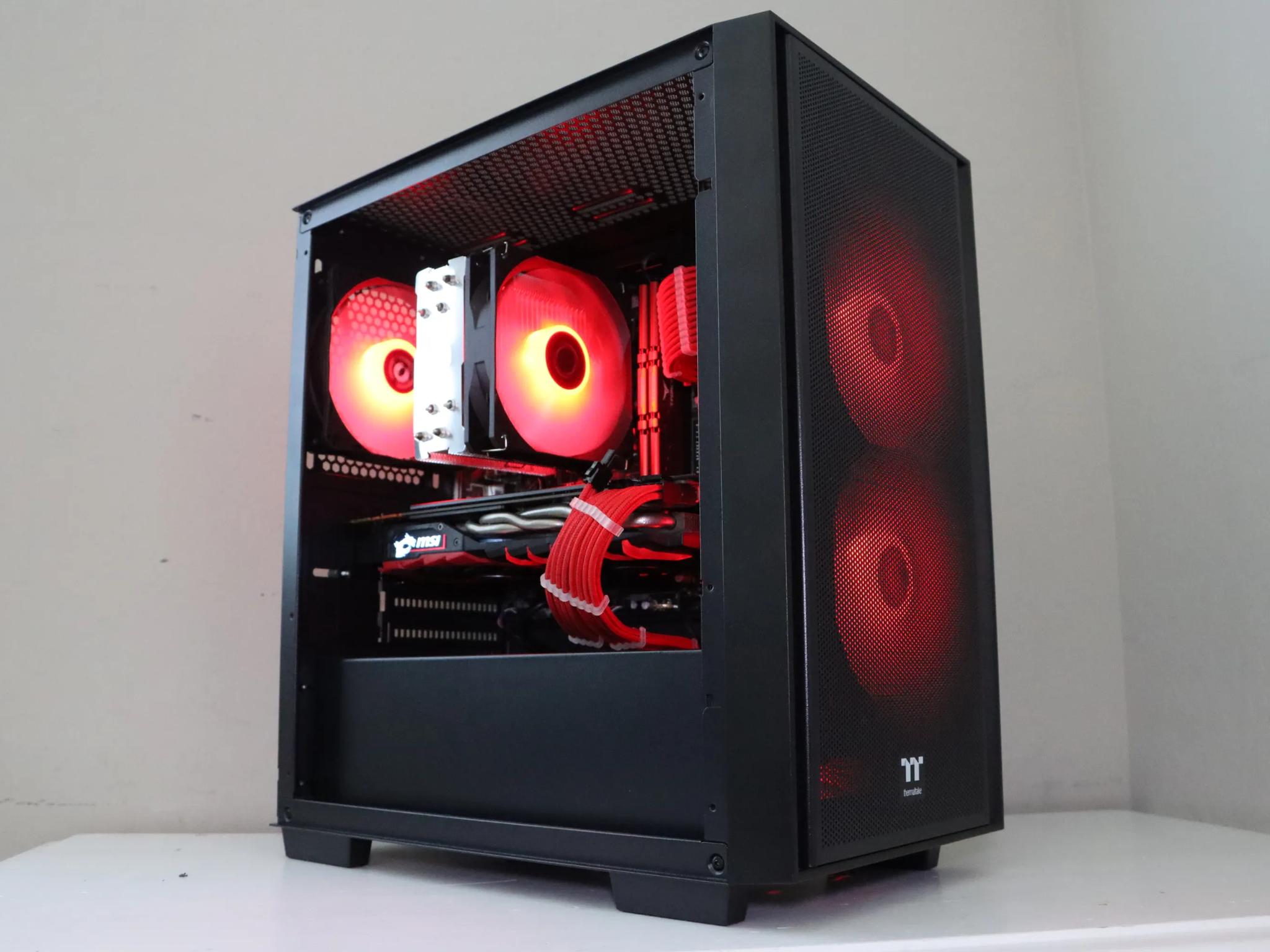 🔥RED RGB GAMING PC | GTX 1070 | Ryzen 5 | 512gb NVME SSD | 16gb Ram🔥