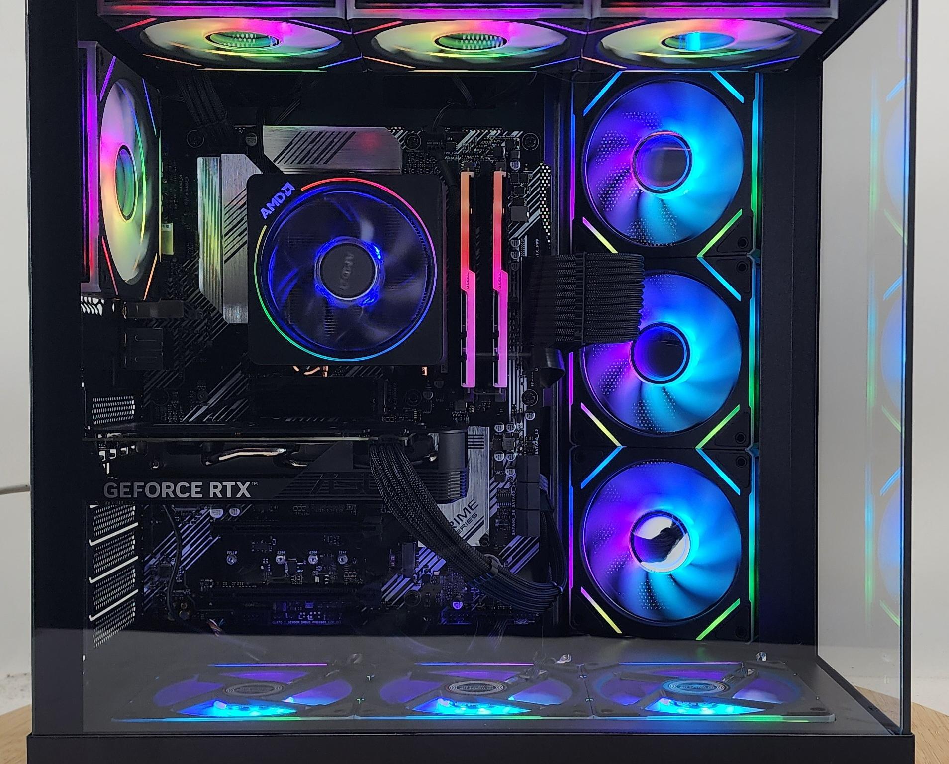 Gaming PC Ryzen 7 5800XT 32GB RAM 1TB SSD RTX 4060 8GB Windows 11 Computer