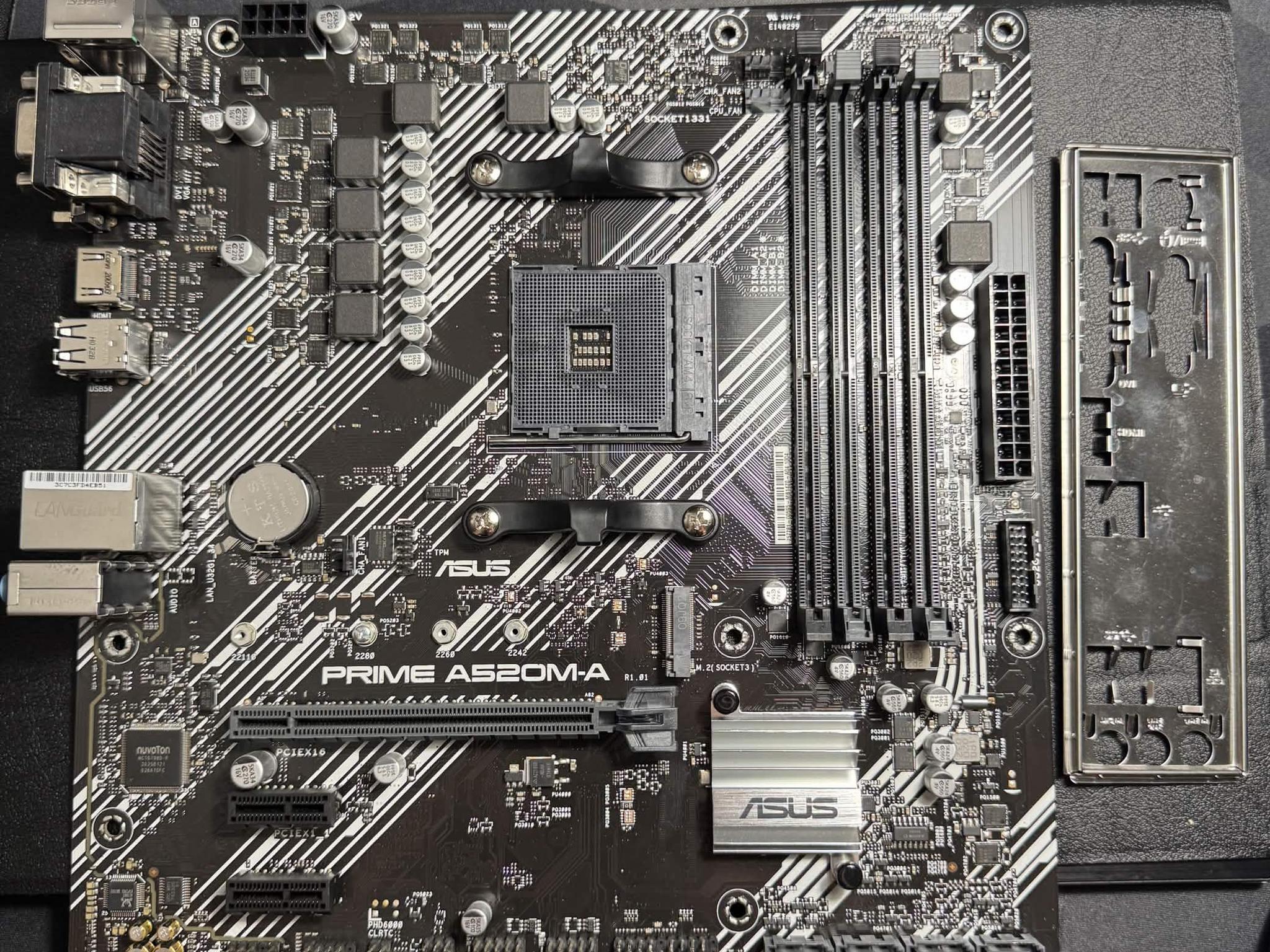 ASUS Prime A520M-A II/CSM AMD AM4 Motherboard