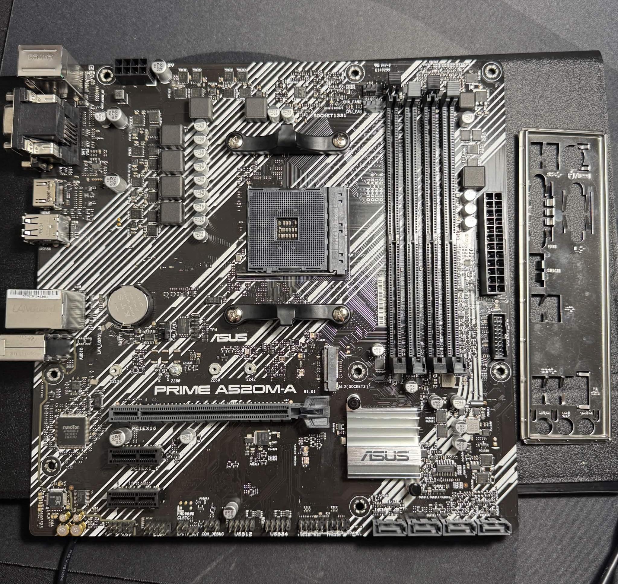 ASUS Prime A520M-A II/CSM AMD AM4 Motherboard